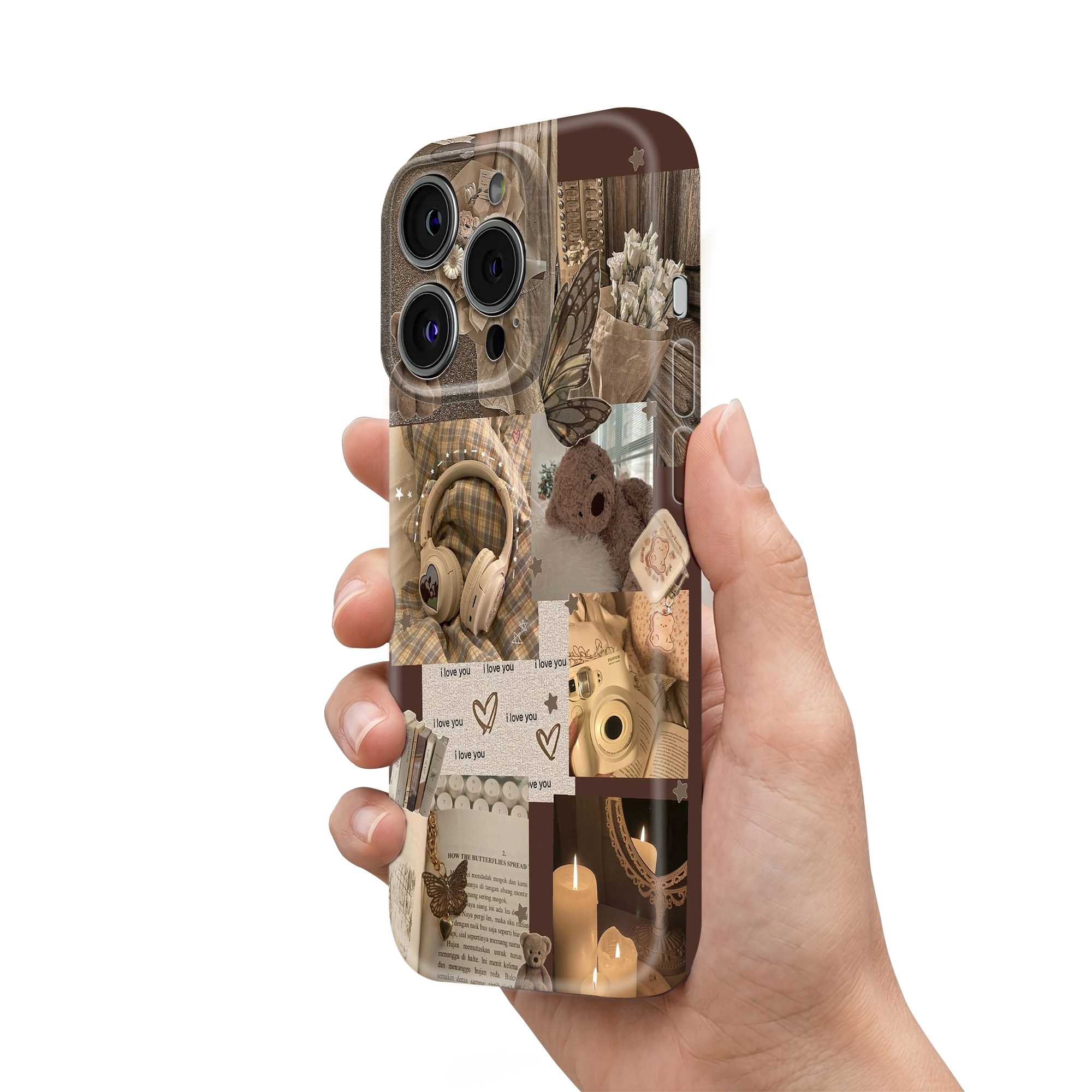 Warm Teddy Mood Glossy Hard Case