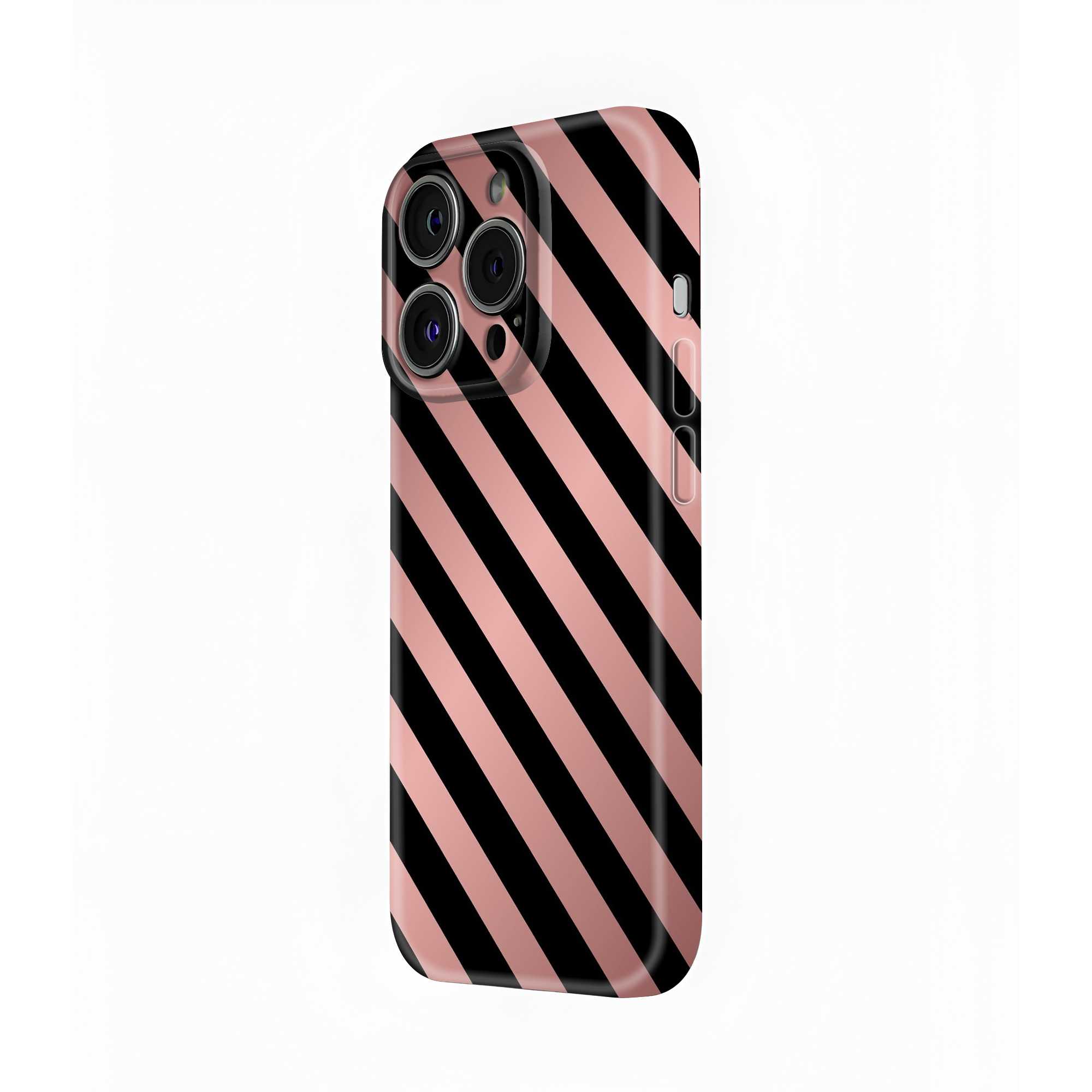 Blush Grid Glossy Hard Case