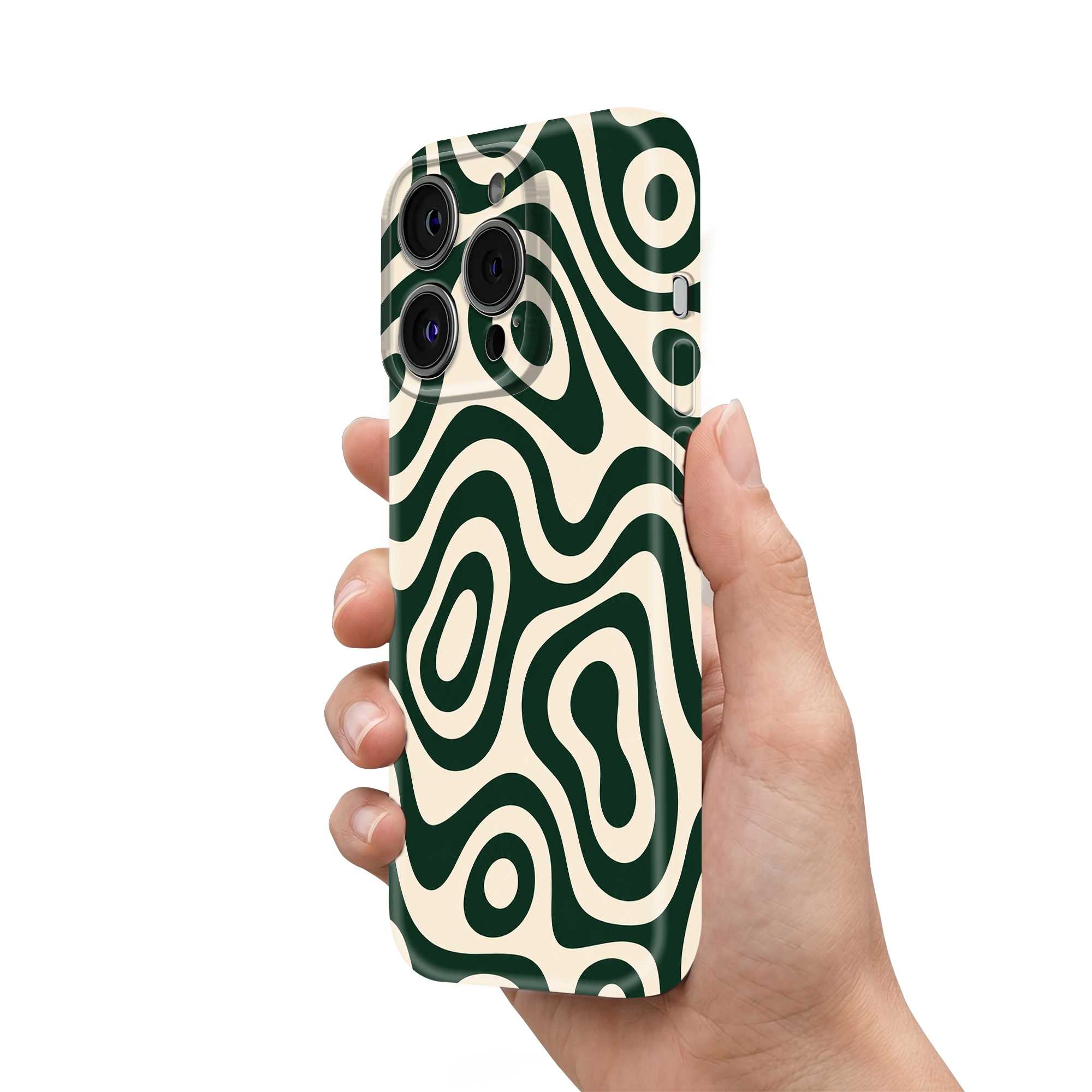 Wave Lines Glossy Hard Case