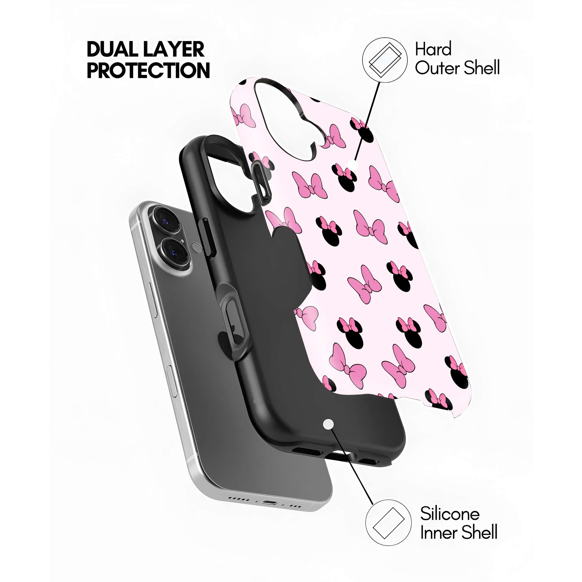 Minnie Mouse Dual Guard Case