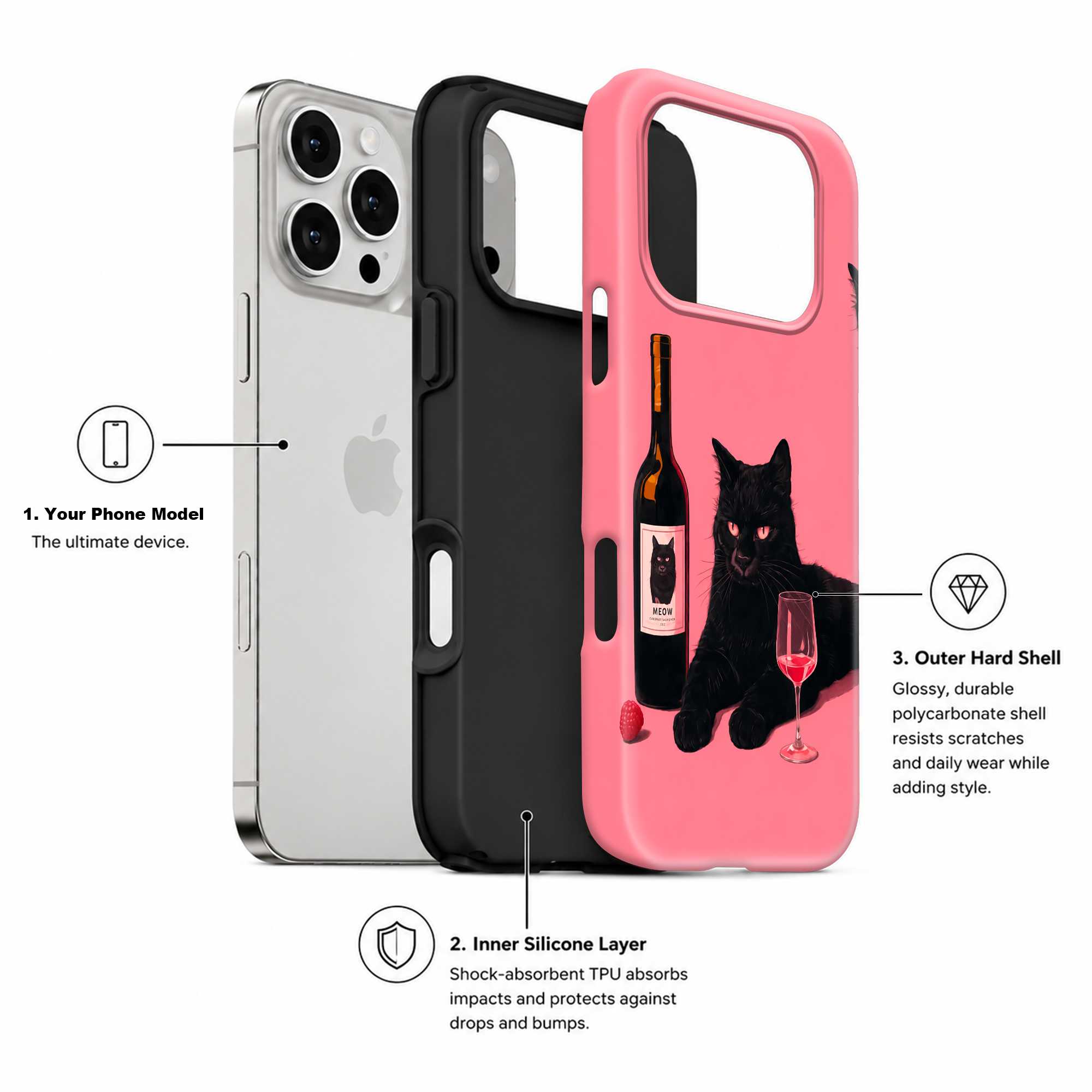 Moody Meow Dual Guard Case