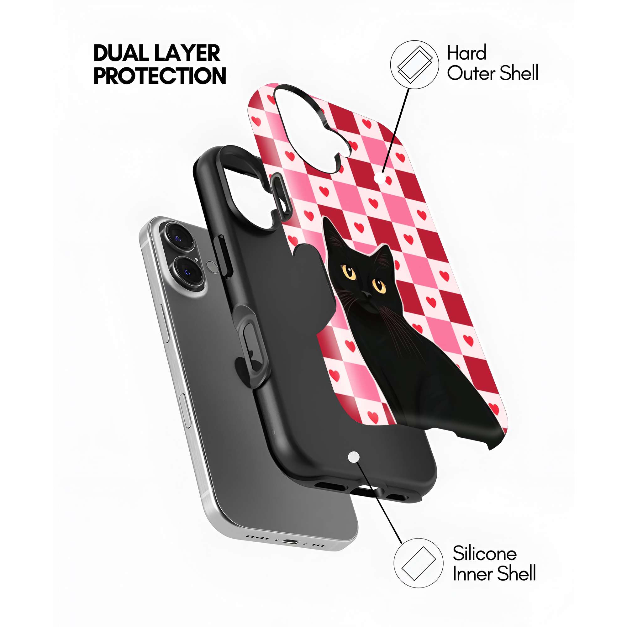 Lovely Cat Dual Guard Case