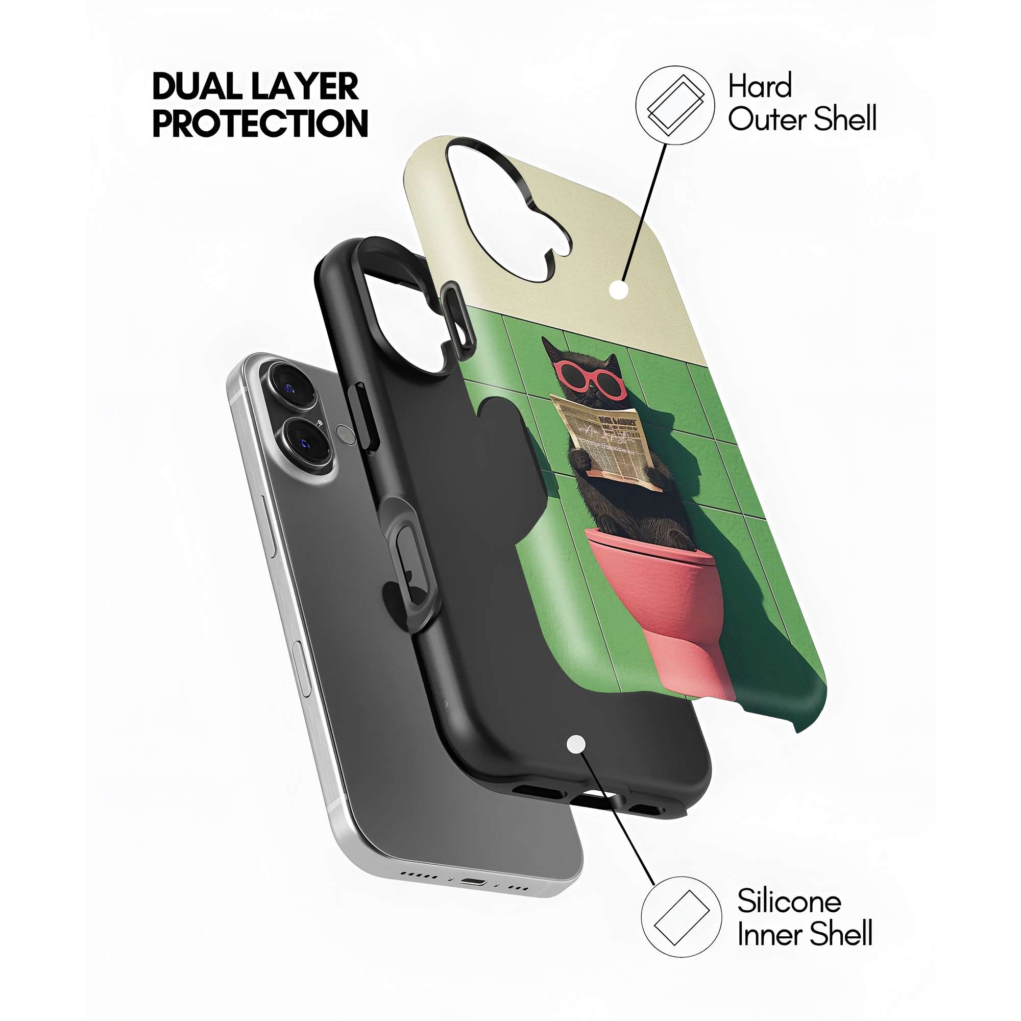 Just Chill Kity Dual Guard Case