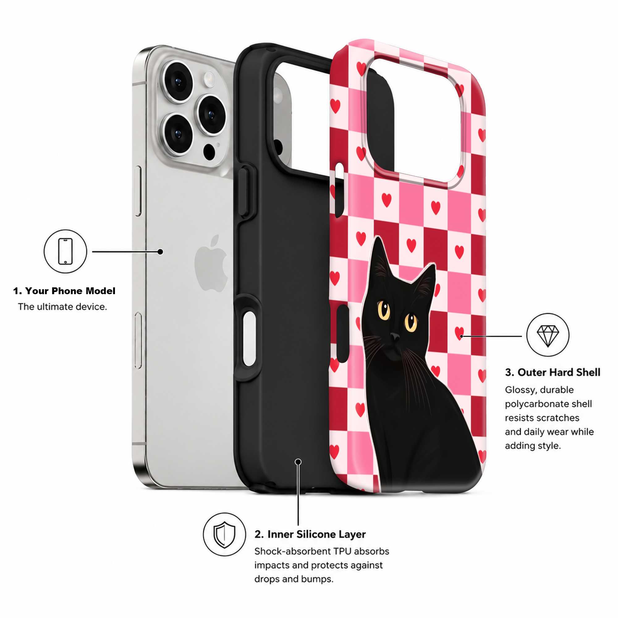 Lovely Cat Dual Guard Case