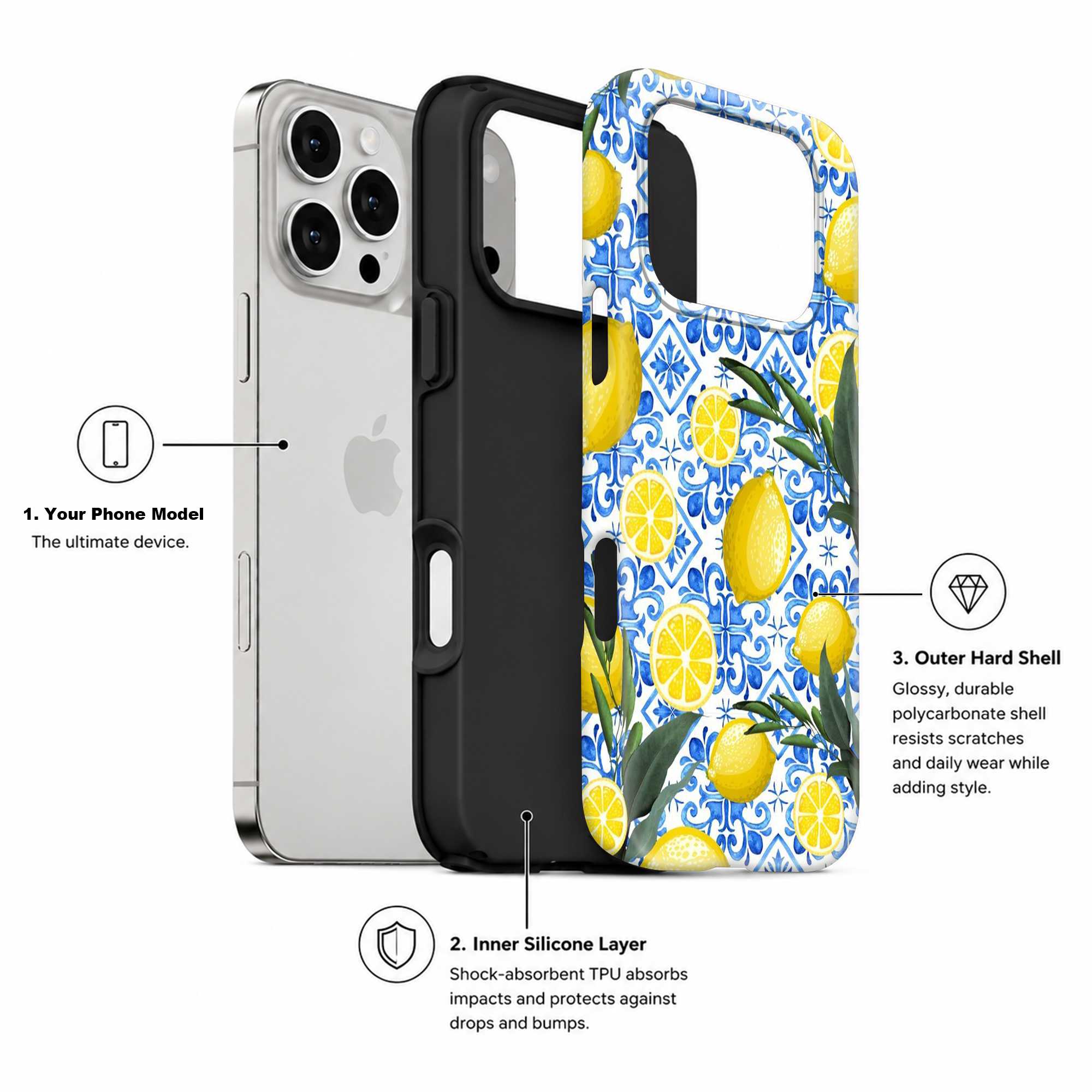 Lemon Azure Dual Guard Case