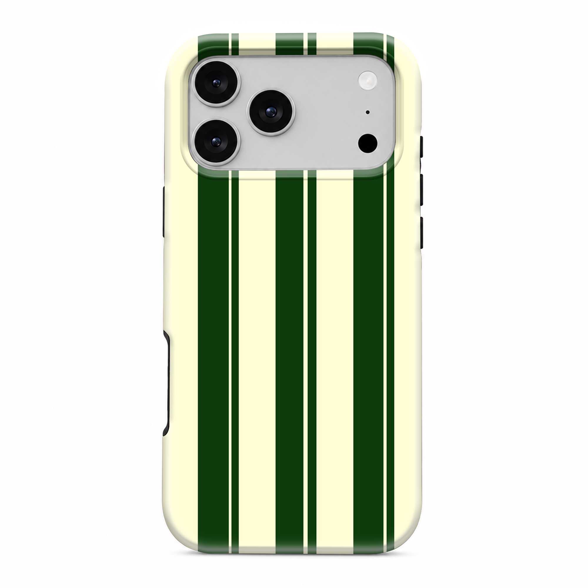 Green and Yellow Stripes Dual Guard Case