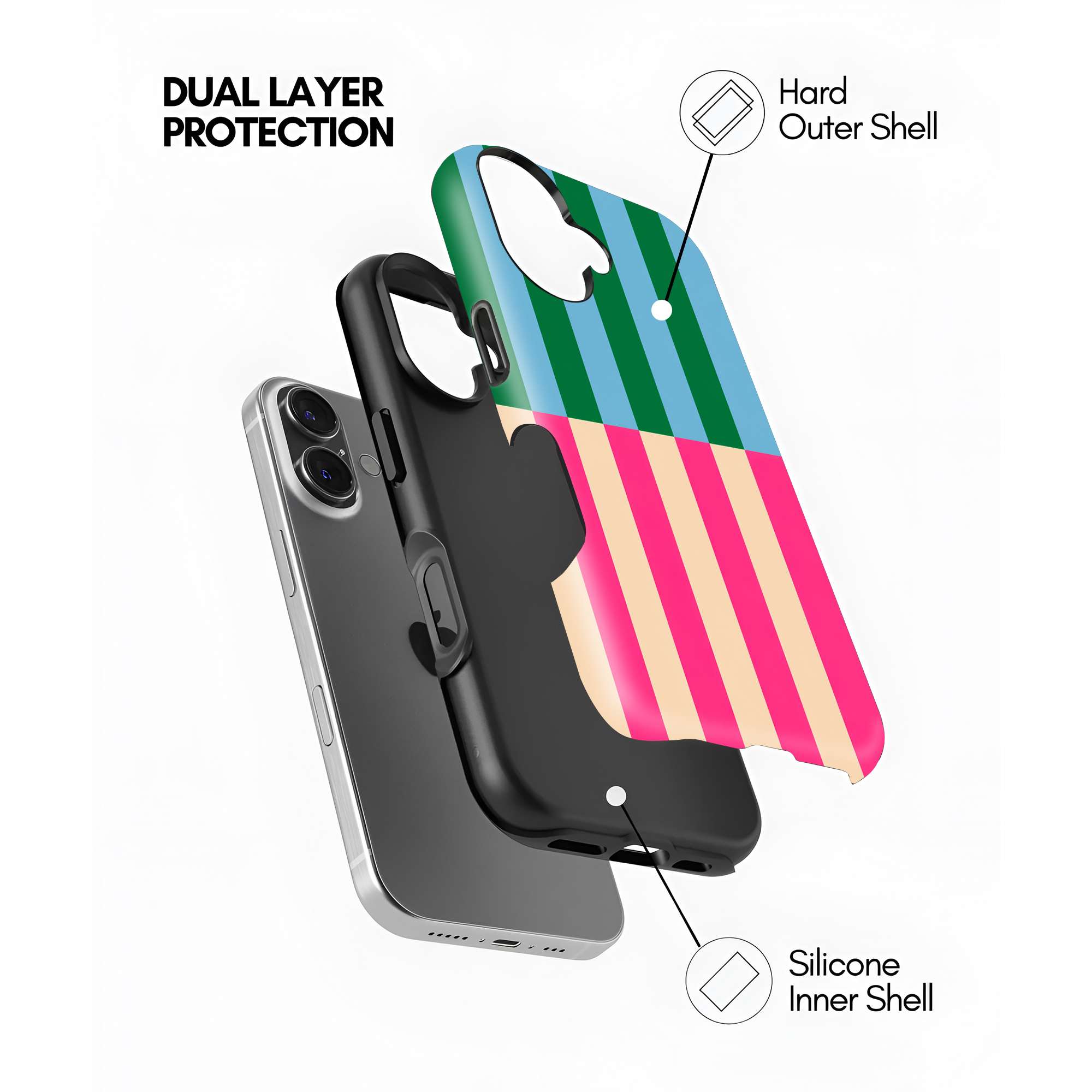 Clover Check Dual Guard Case