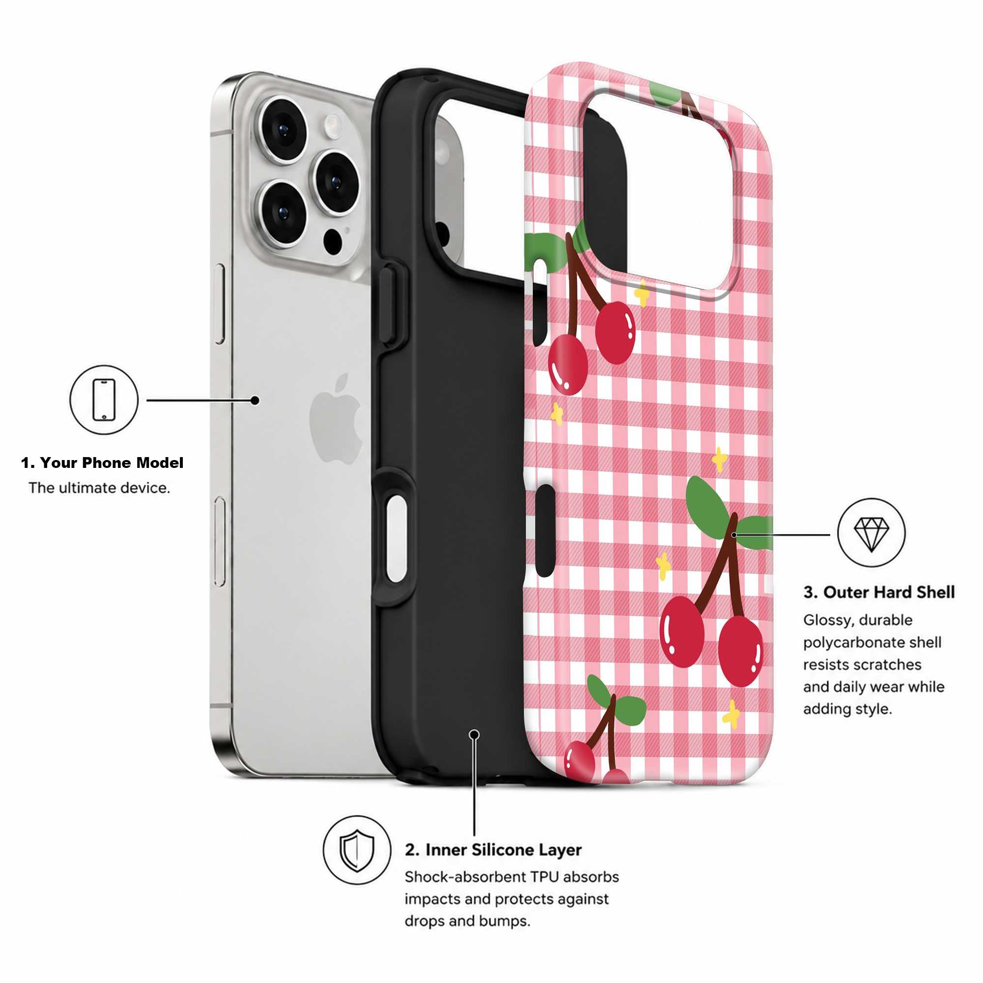 Cherry Picnic Dual Guard Case