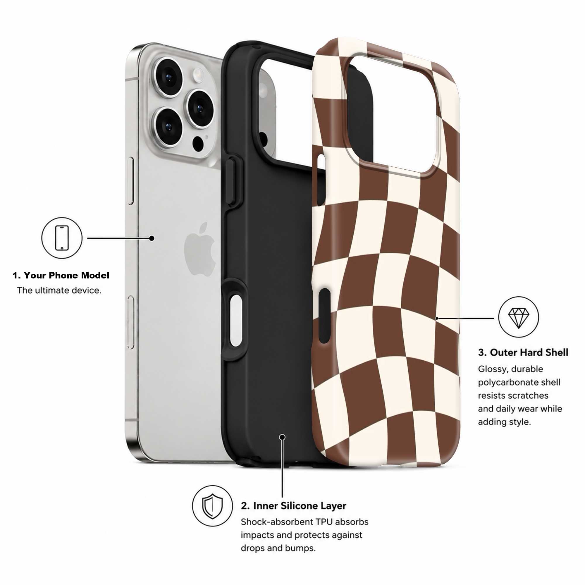 Checkerboard Dual Guard Case