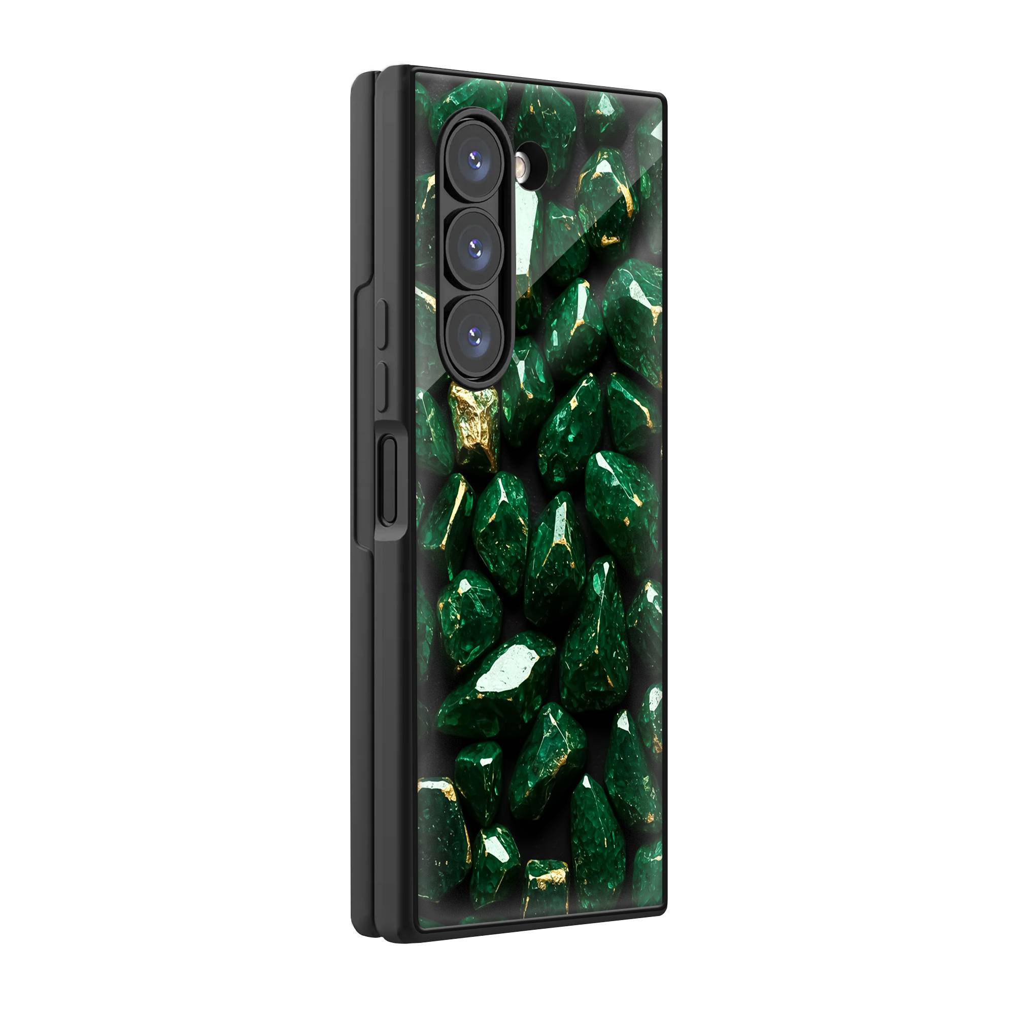 Emerald Samsung Z Fold Glass Case image 0