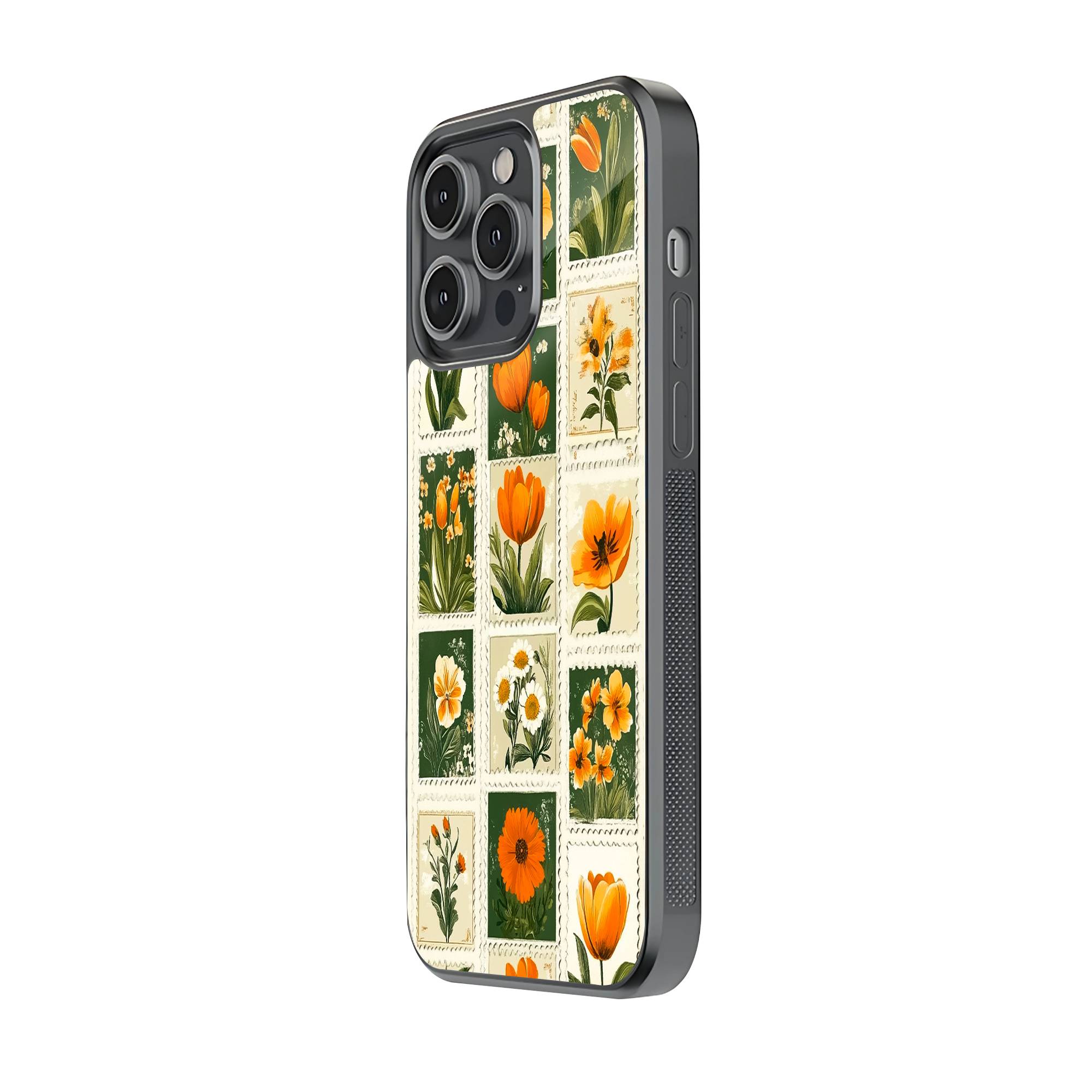 Floral Postage Glass Case image 1