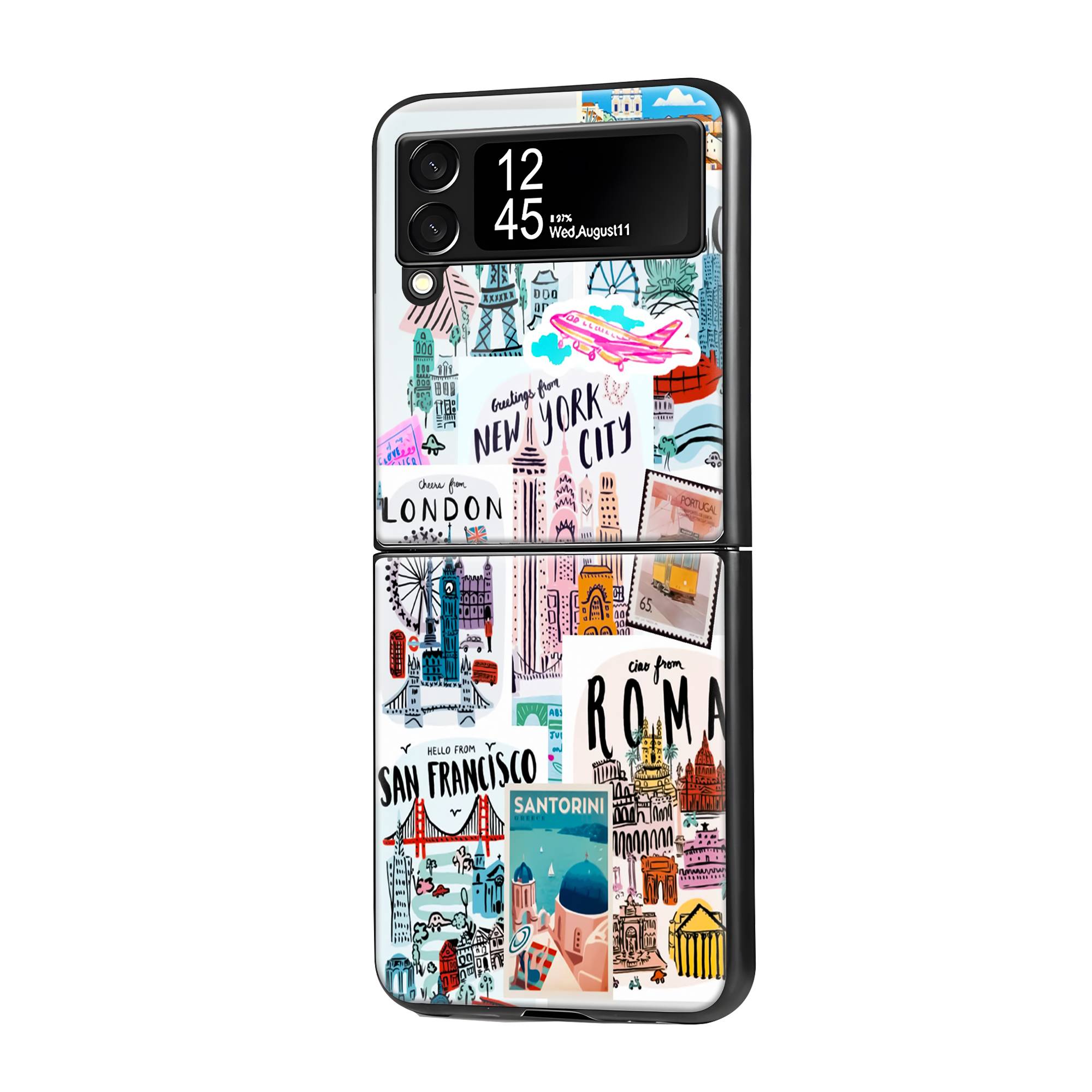 Wanderlust Vibes Samsung Z Flip Glass Case image 0