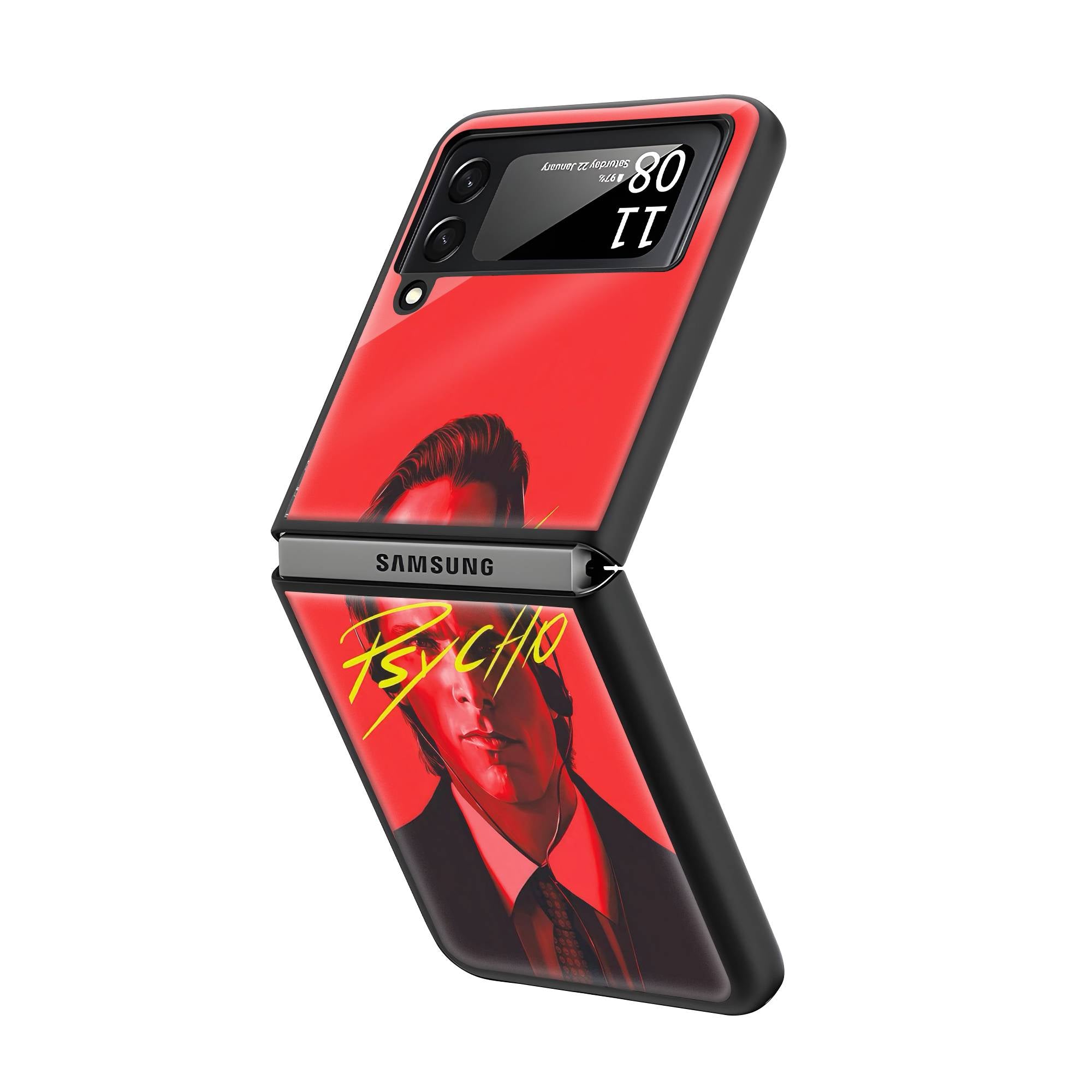 Psycho Samsung Z Flip Glass Case image 1