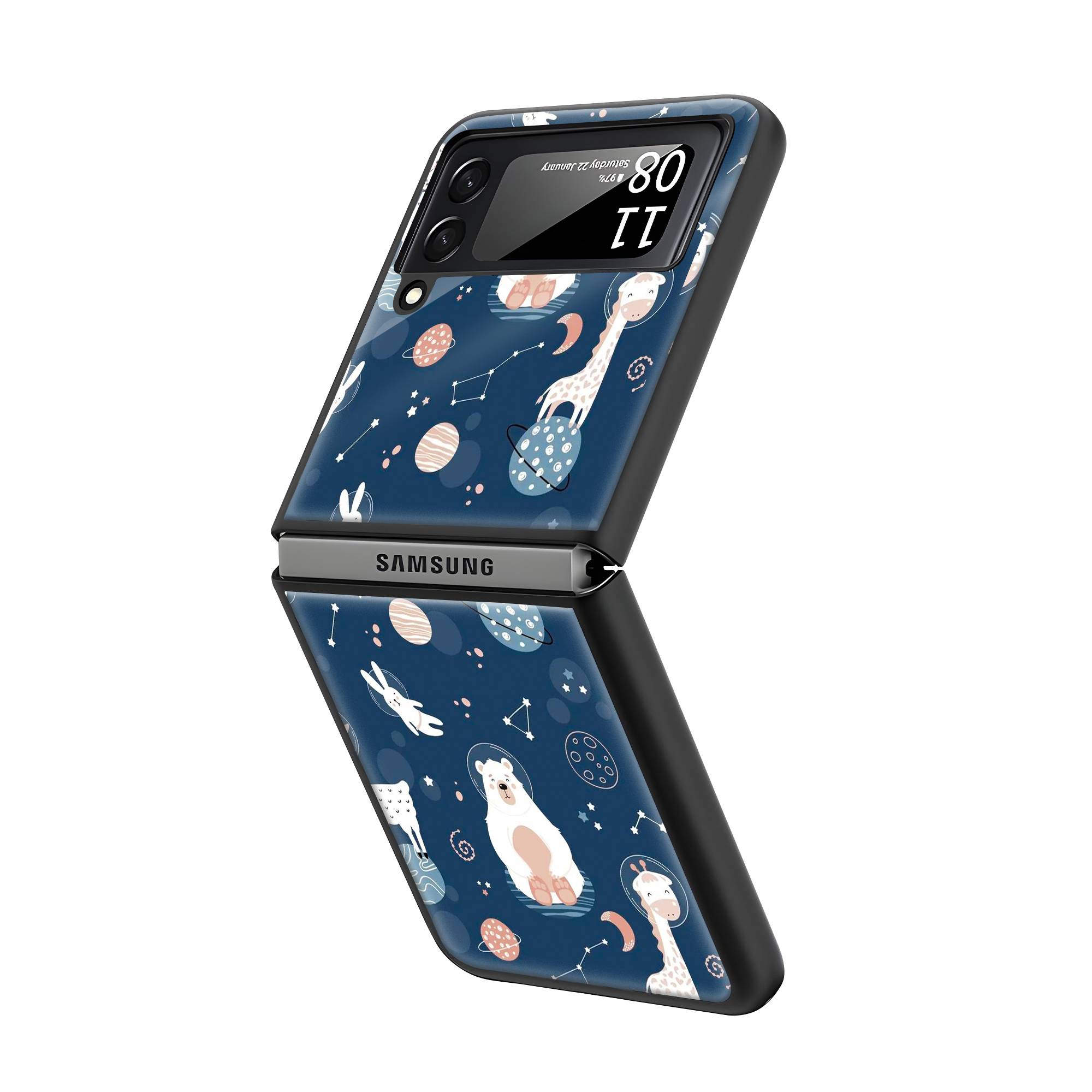 Polar Bear Samsung Z Flip Glass Case image 1