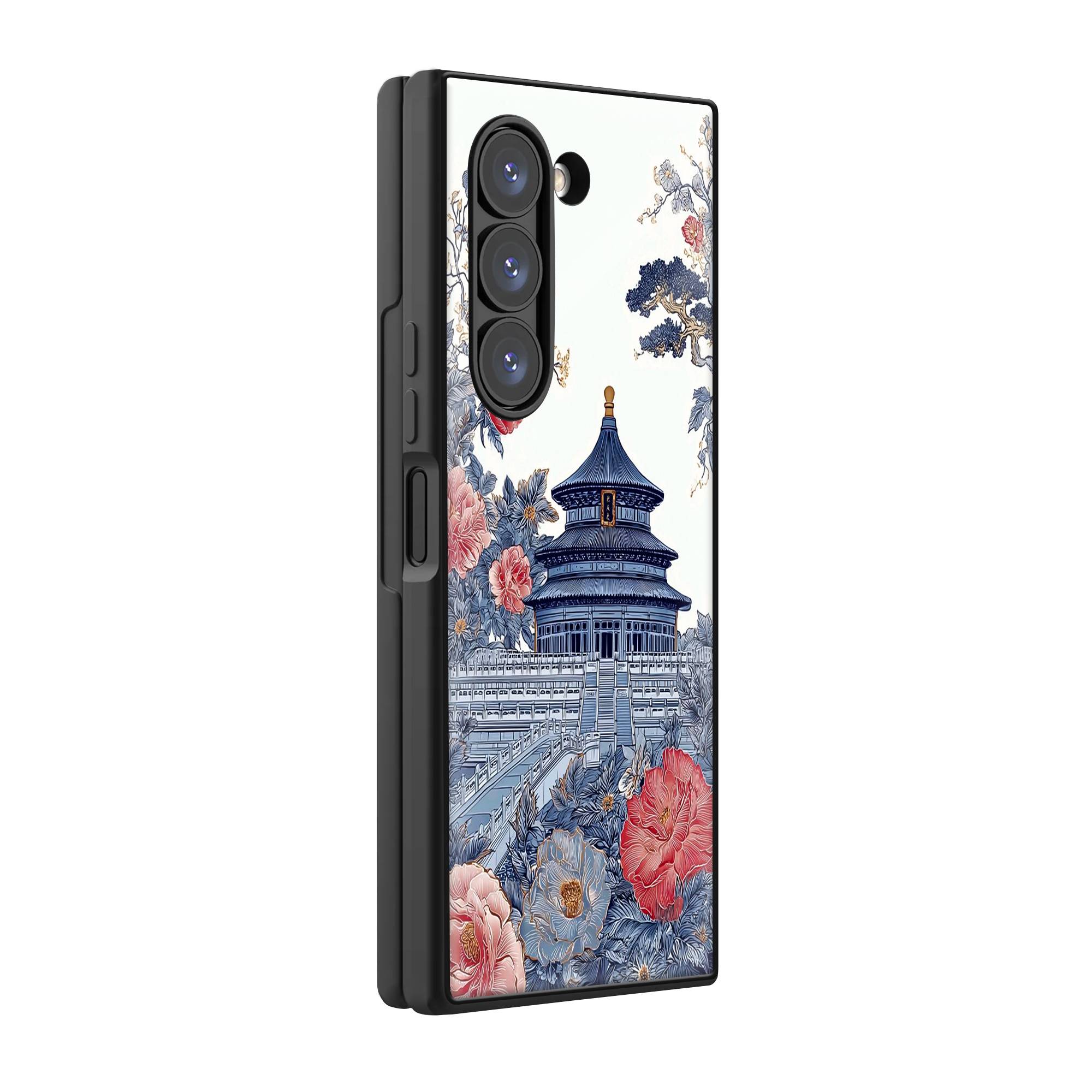 Temple Garden Samsung Z Fold Glass Case image 0