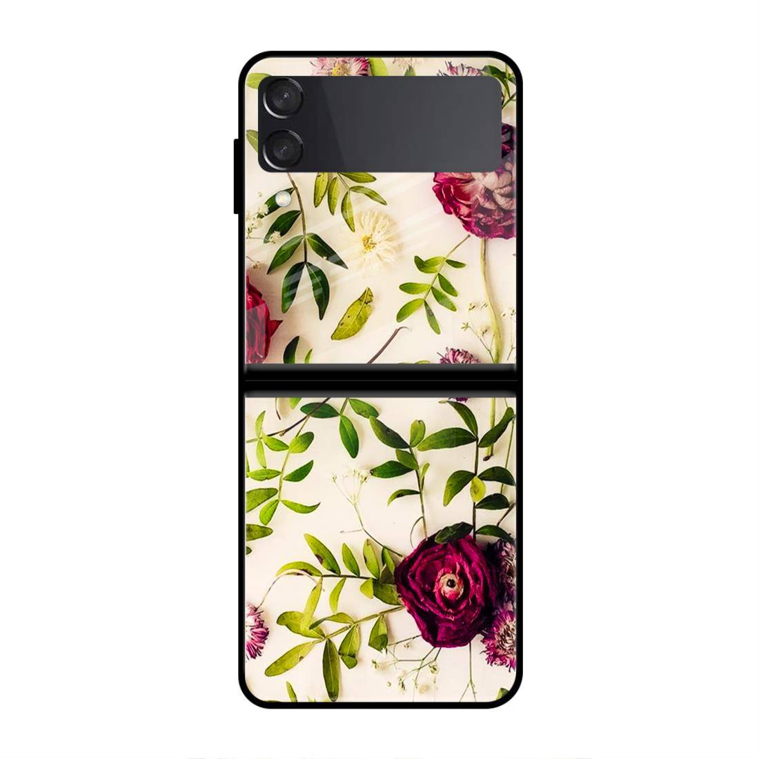 Dried Flowers Samsung  Z Flip 3 5G Glass Case image 0