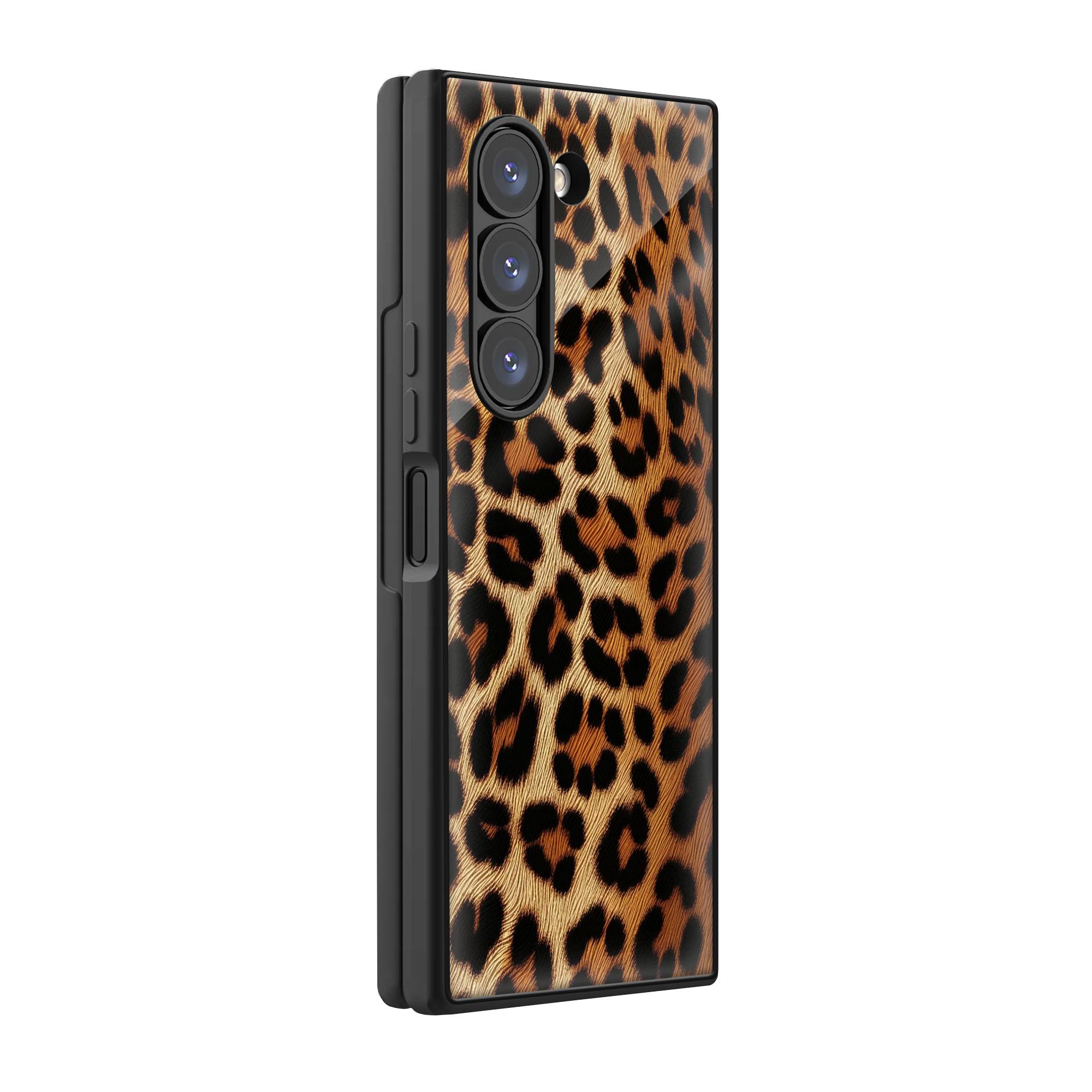 Wild Spots Samsung Z Fold Glass Case image 0