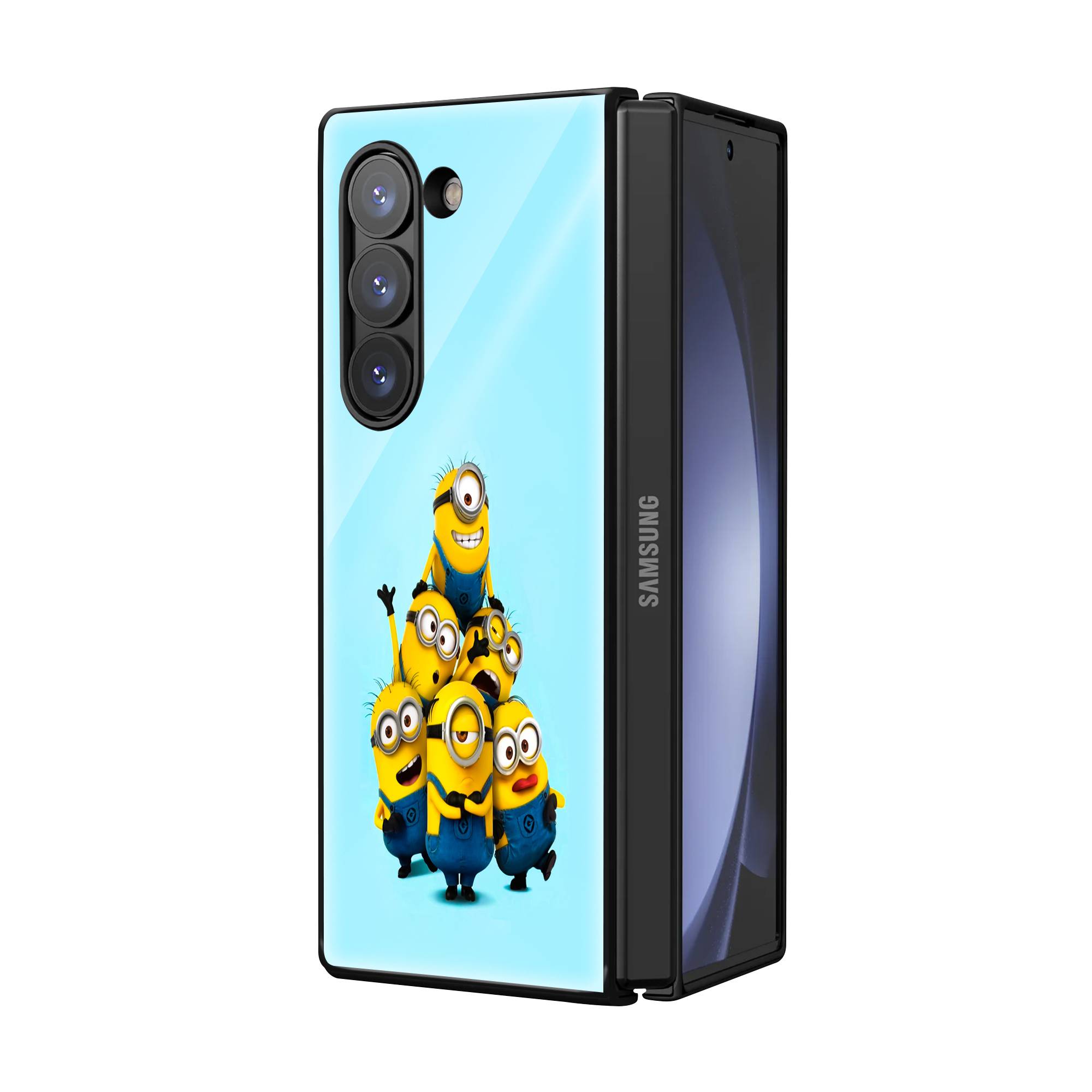 Minions Army Samsung Z Fold Glass Case image 1