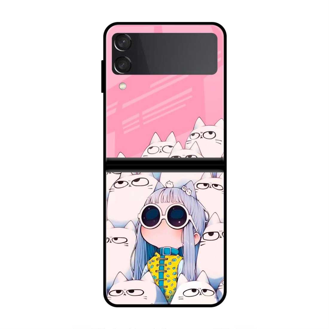 I'm Somthing Samsung Z Flip 3 Glass Case image 0