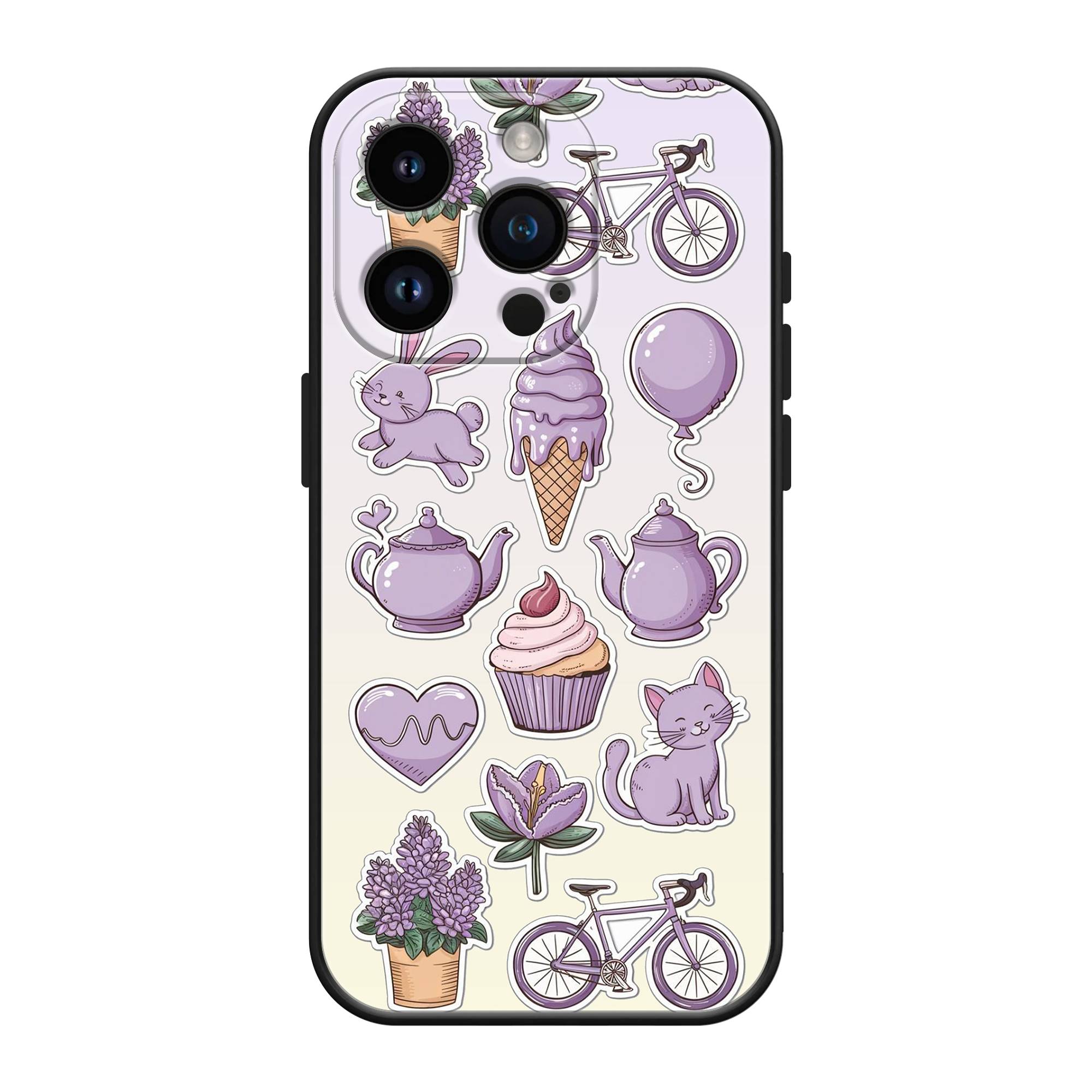 Cupcakes And Cat Silicone Case image 0