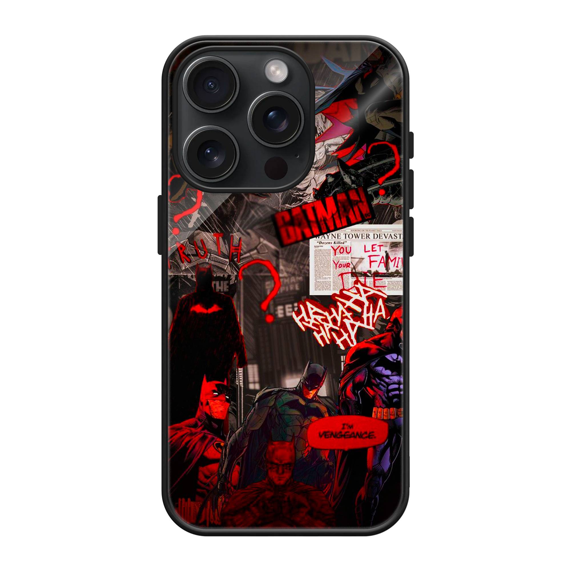 Batman Artwork Glass Case image 0