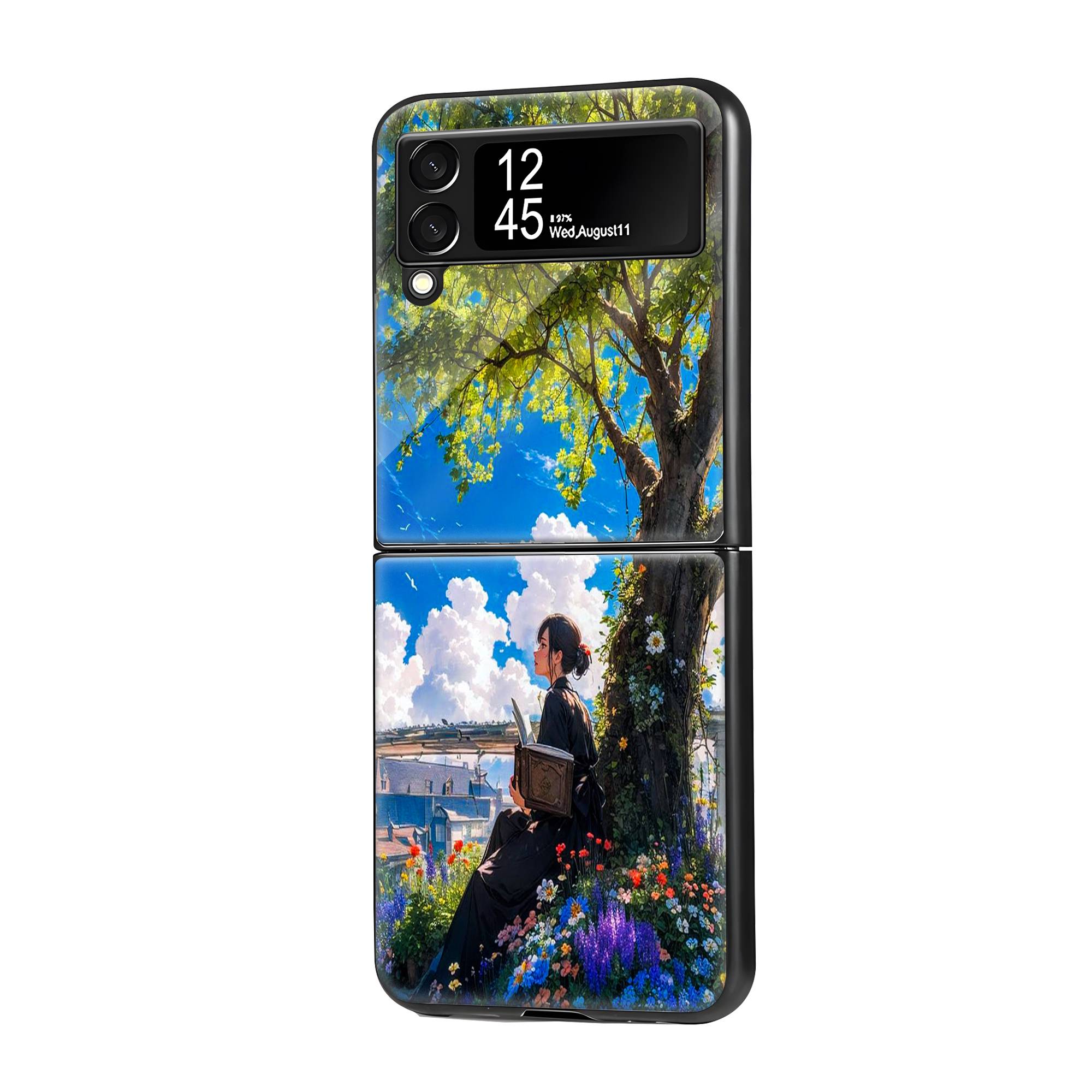 Who Am i Samsung Z Flip Glass Case image 0