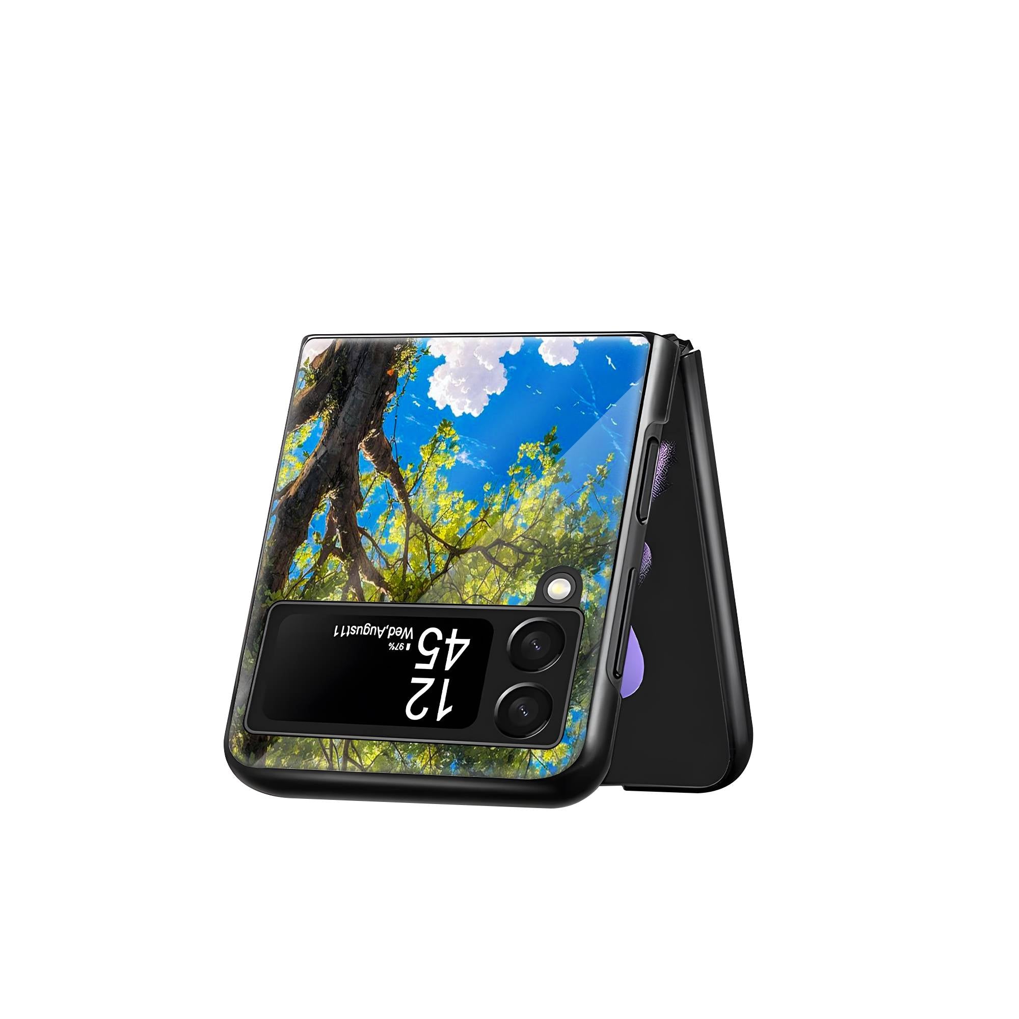 Who Am i Samsung Z Flip Glass Case image 2