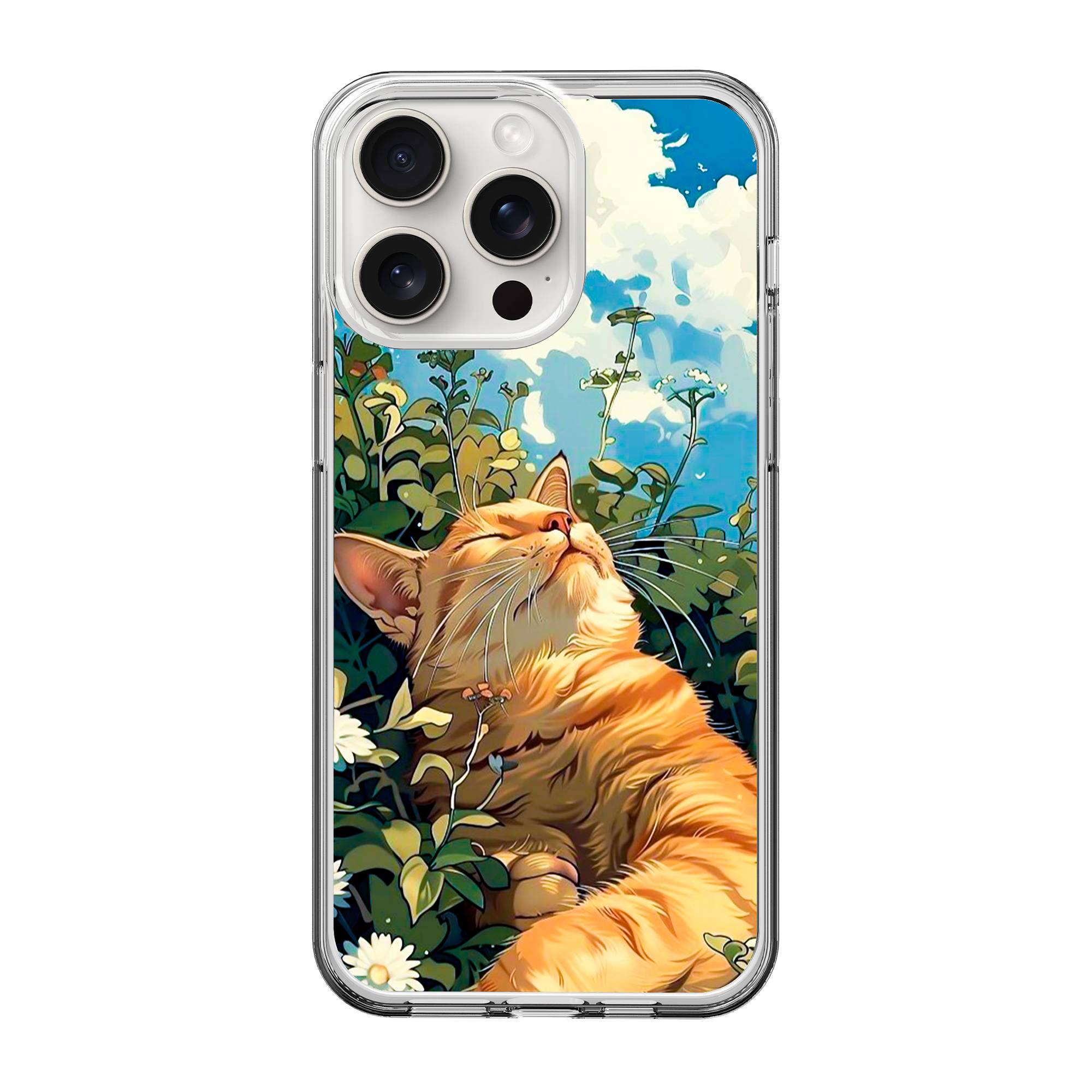 Garfield Sleeping Clear Case image 0