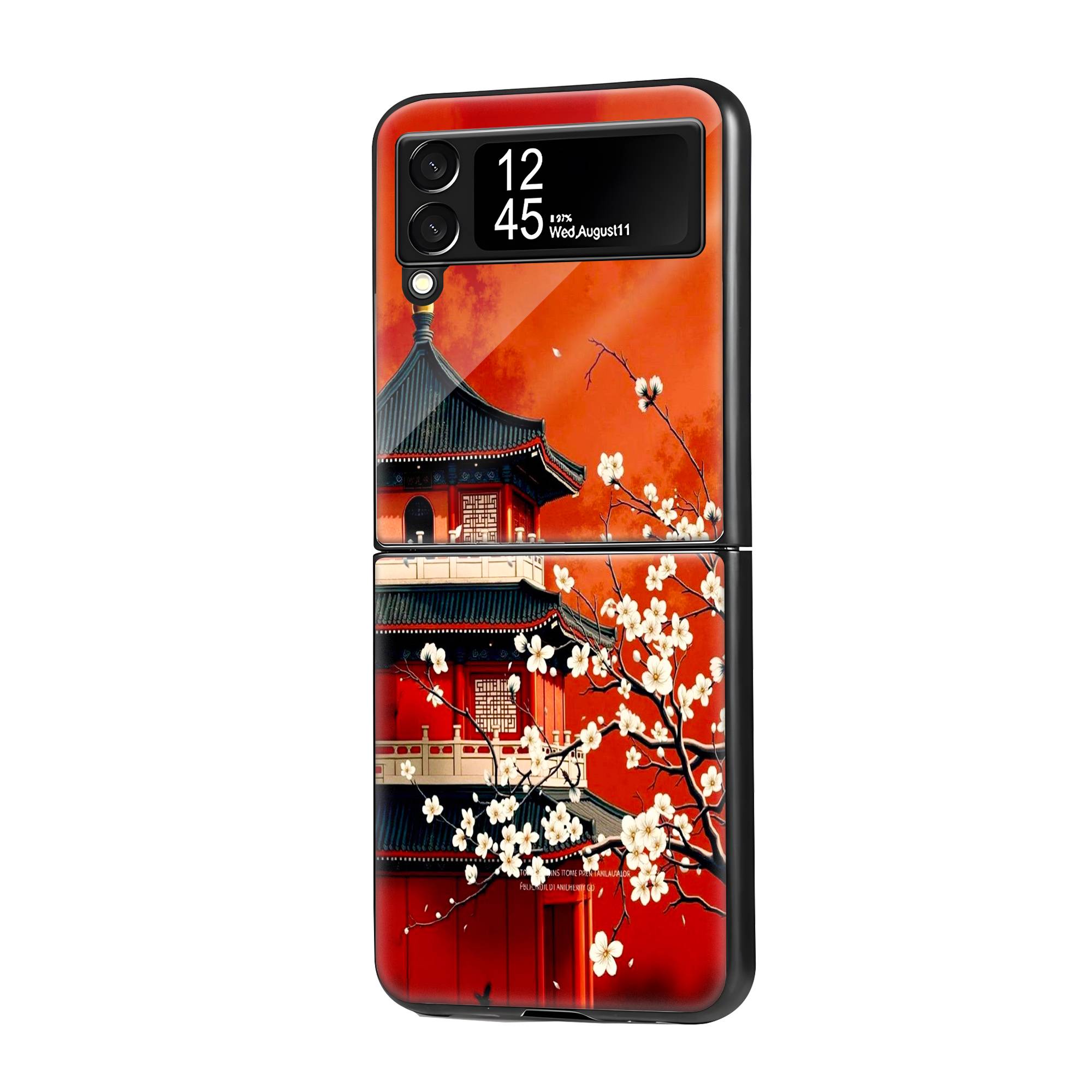 Blossom & Temple Samsung Z Flip Glass Case image 0