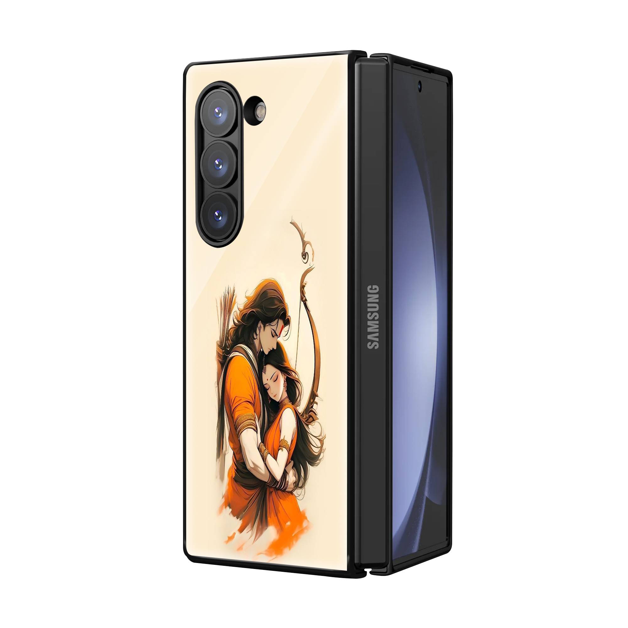 Divine Love Samsung Z Fold Glass Case image 1