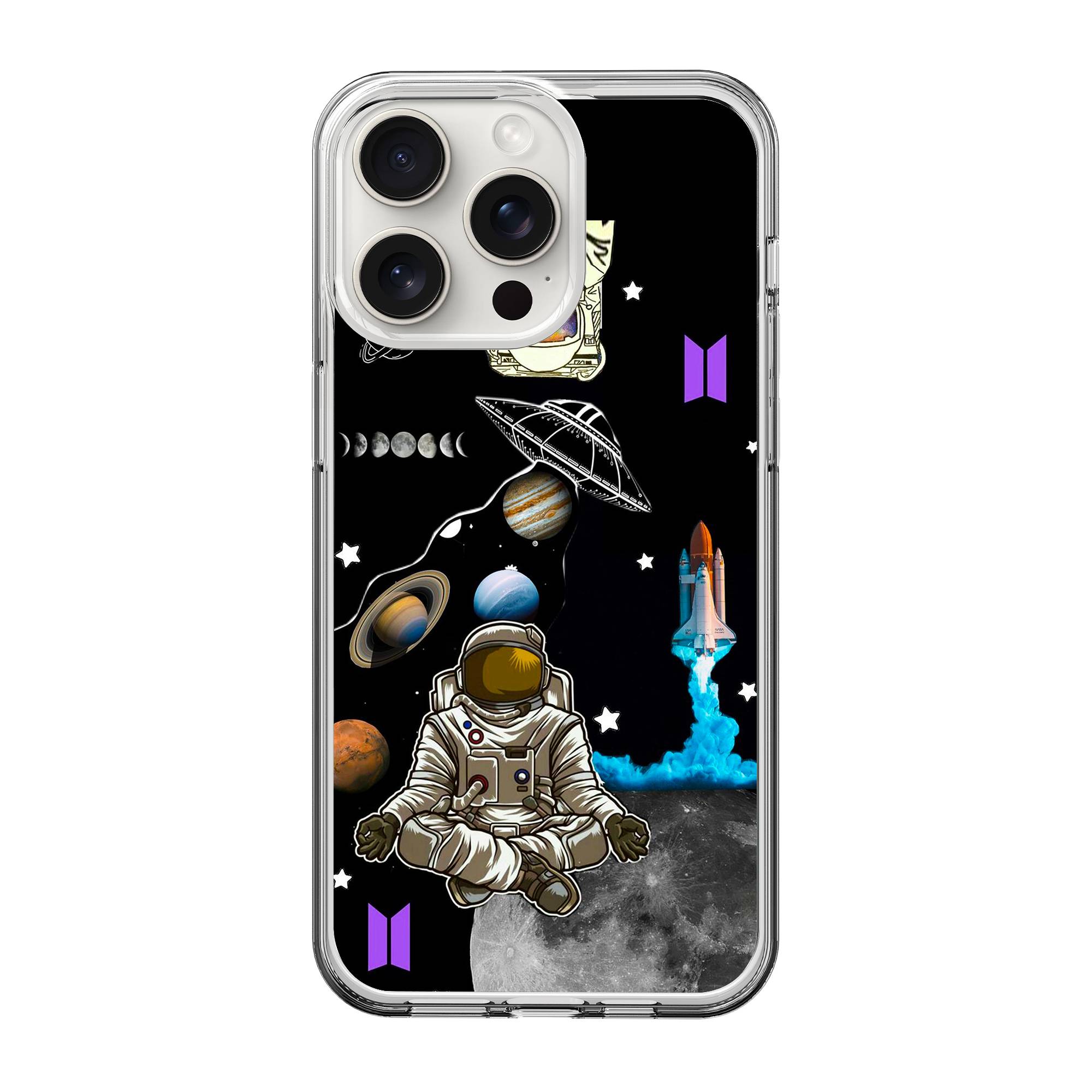 Sanatani Astronaut Clear Case image 0