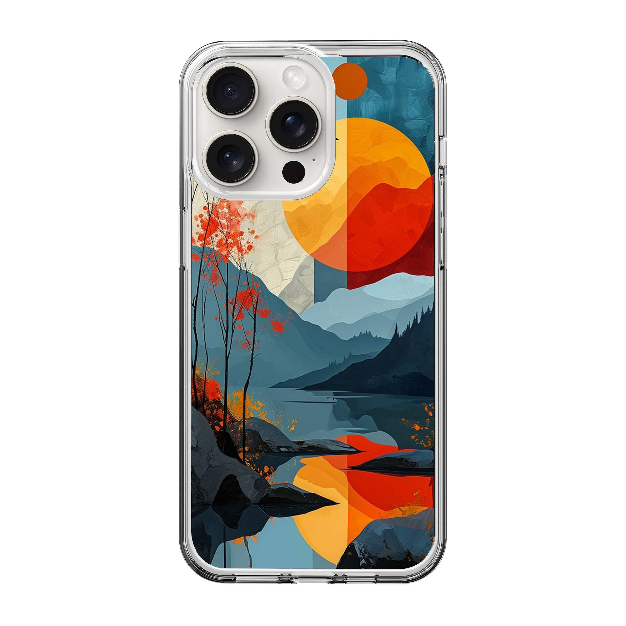 Autumn Mountain Clear Case image 0