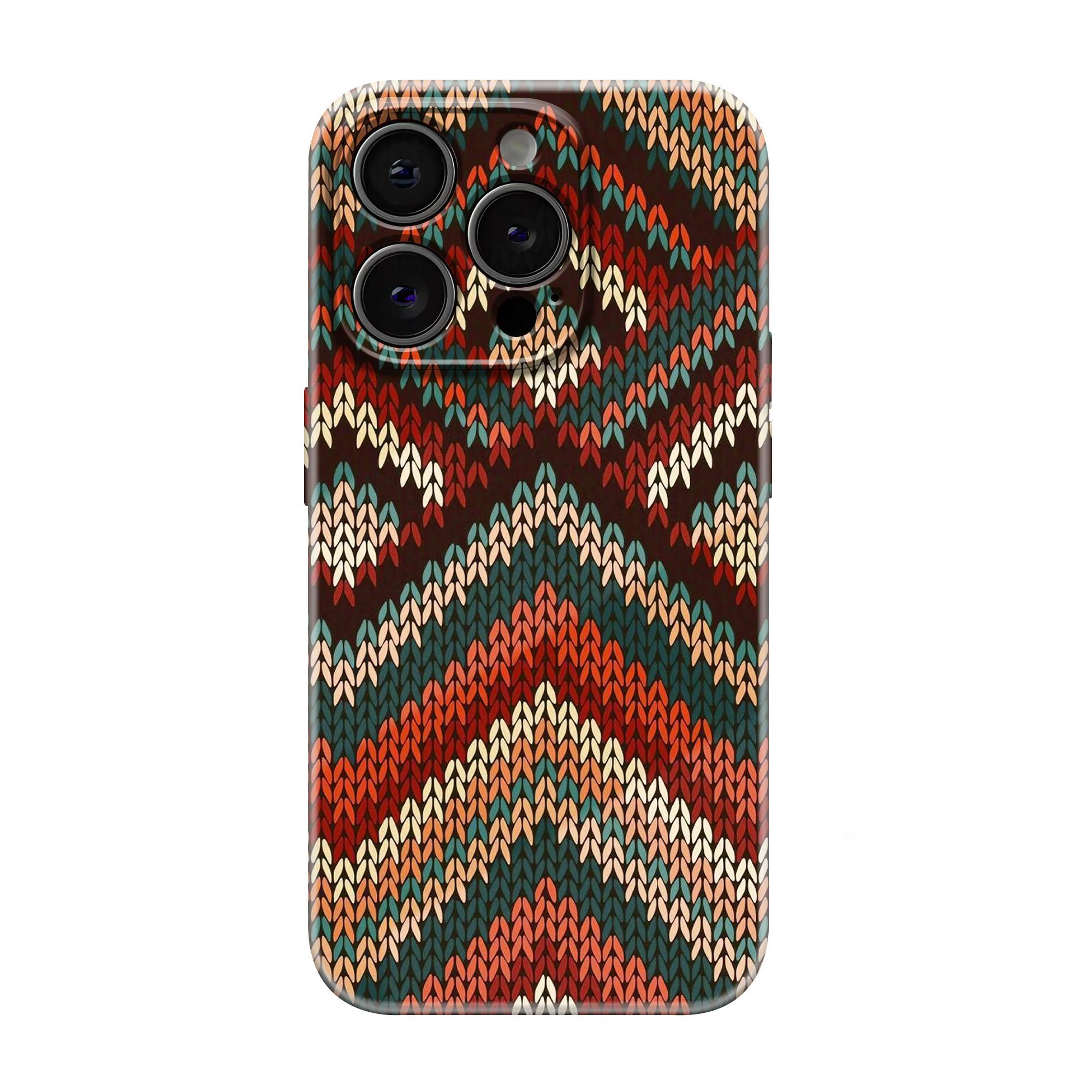Vintage Weave Glossy Hard Case