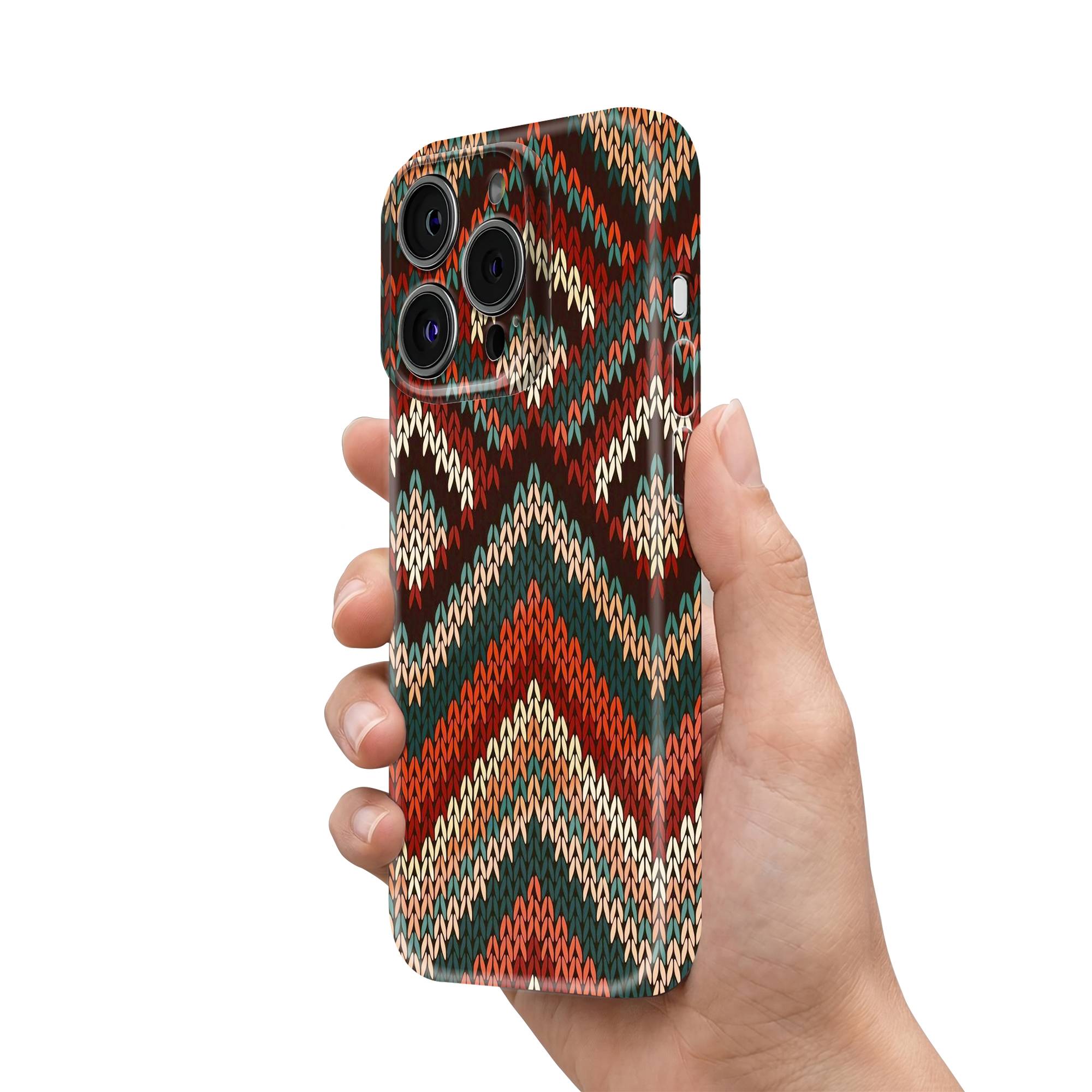 Vintage Weave Glossy Hard Case