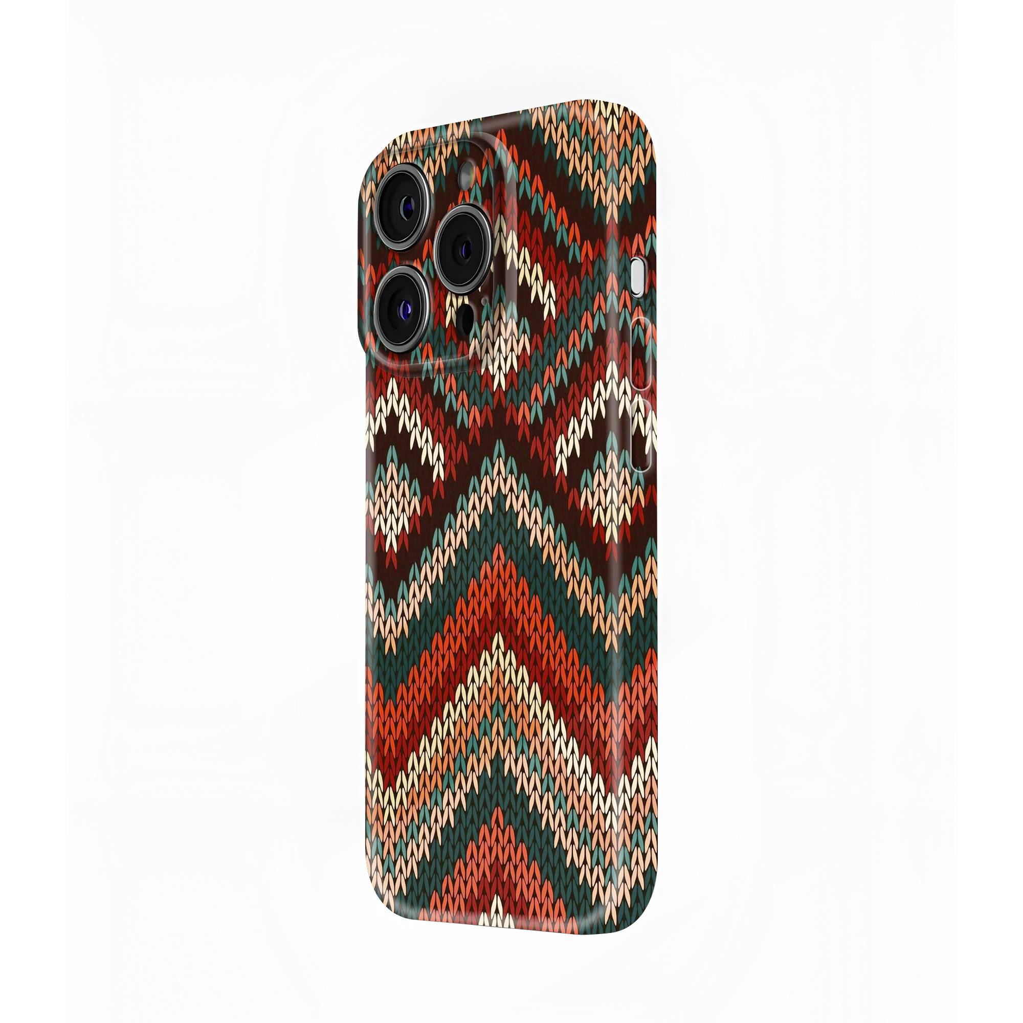 Vintage Weave Glossy Hard Case