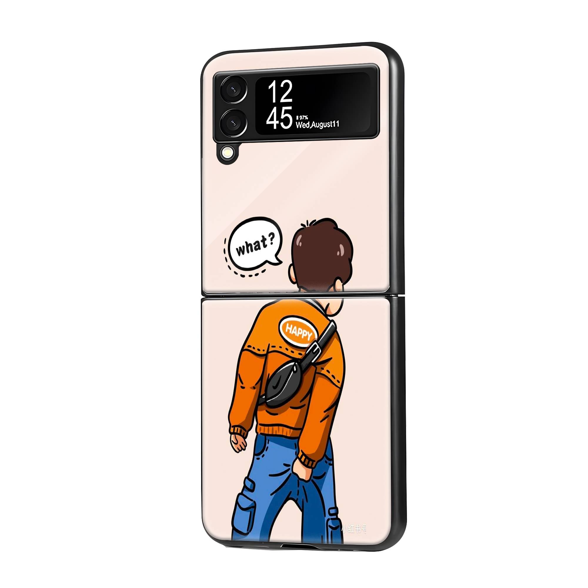 What Goes Samsung Z Flip Glass Case image 0