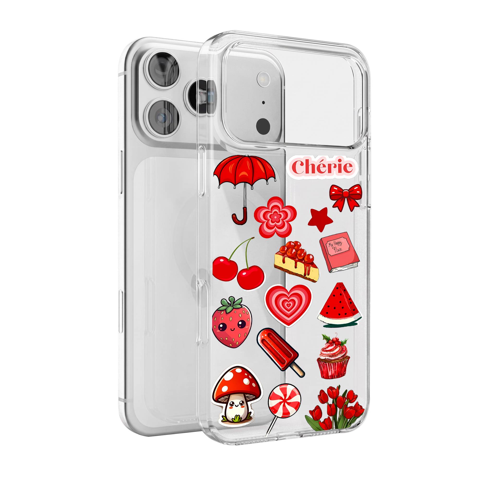 Cherie Sticker Set Premium Clear Case