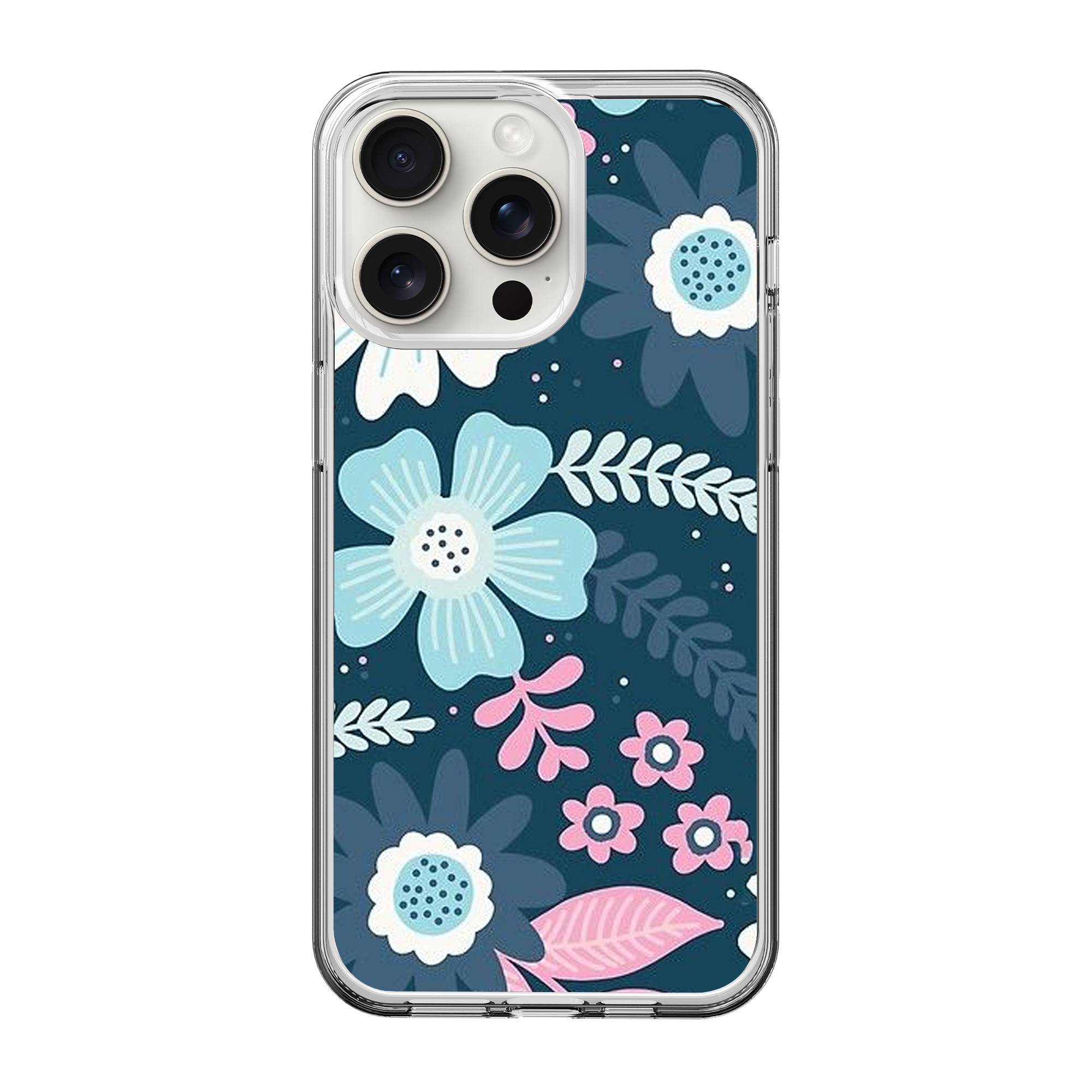 Cutesy Floral Clear Case image 0