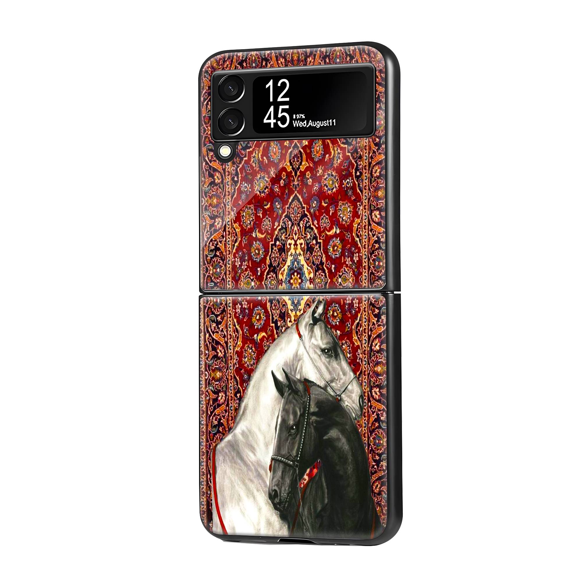 The Royal Ride Samsung Z Flip Glass Case image 0