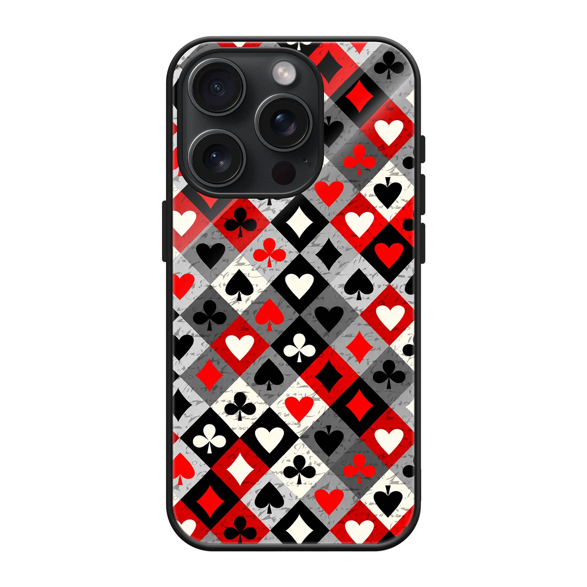 Cards Grid Glass Case