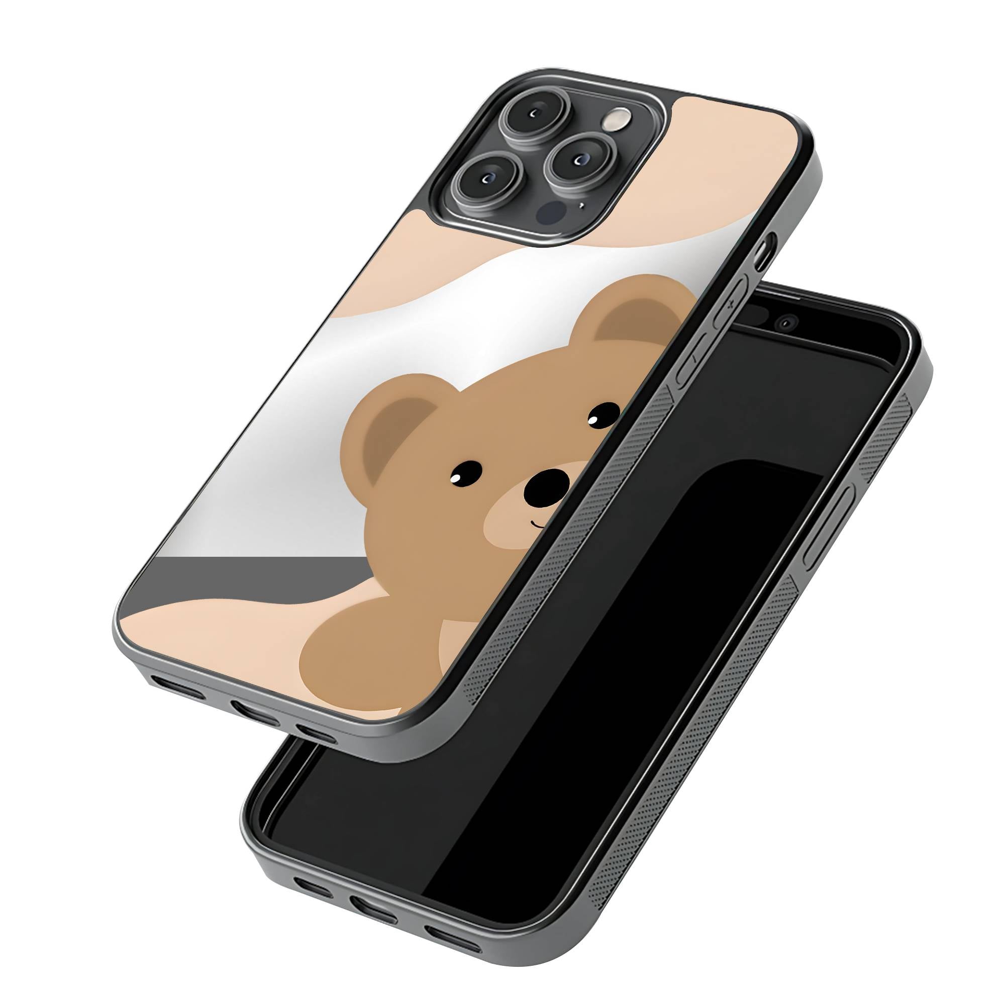 Cute Shy Bear Mirror Case