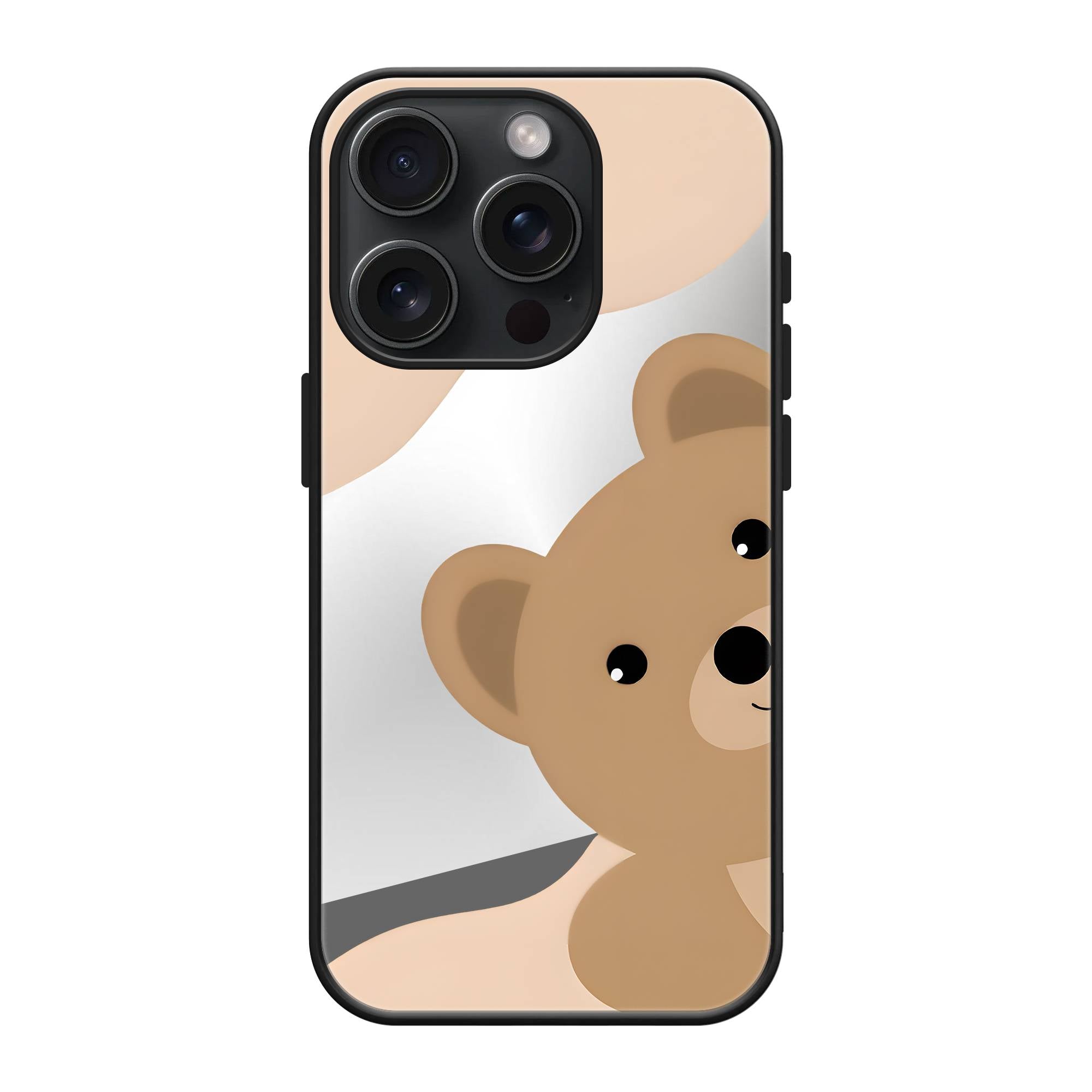 Cute Shy Bear Mirror Case