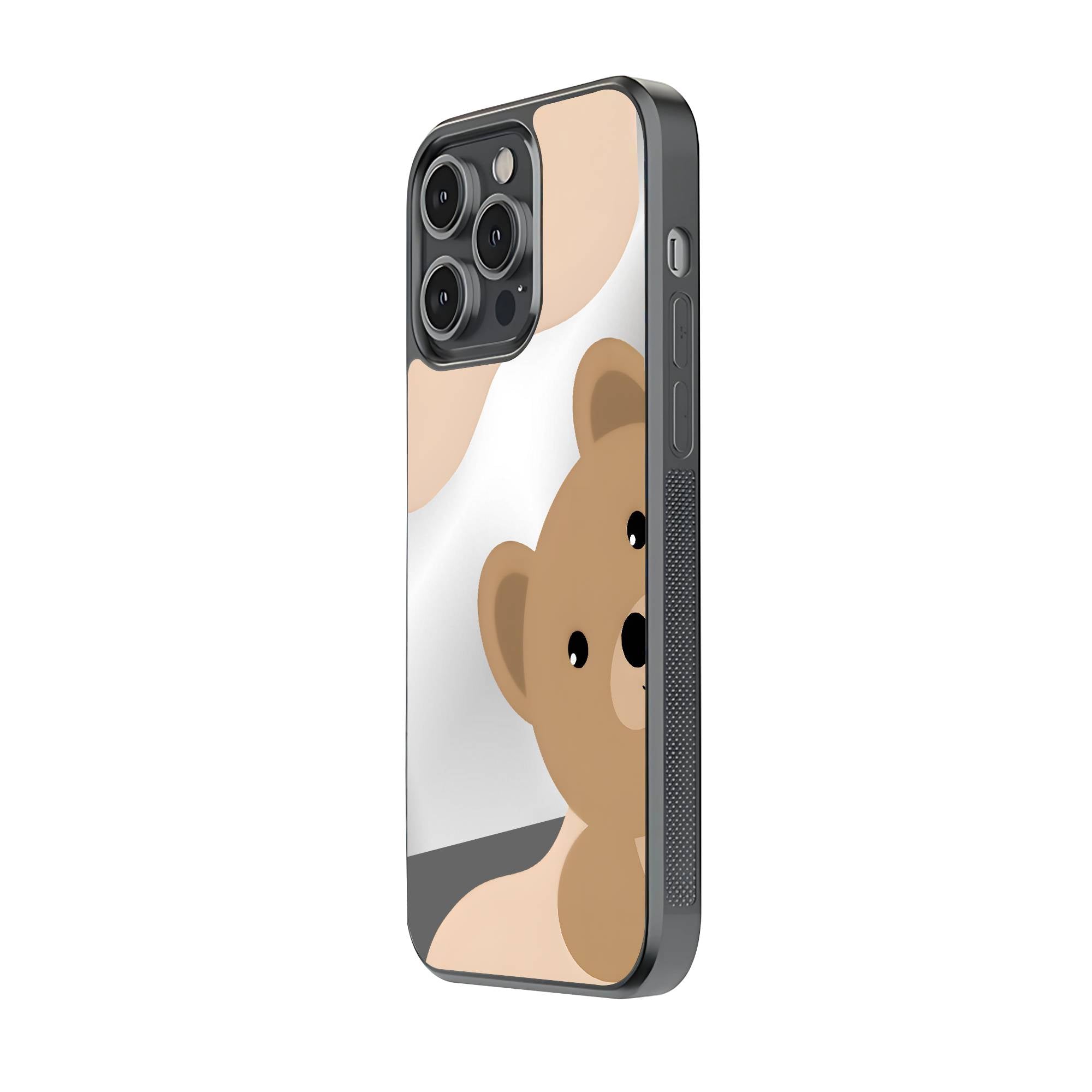 Cute Shy Bear Mirror Case