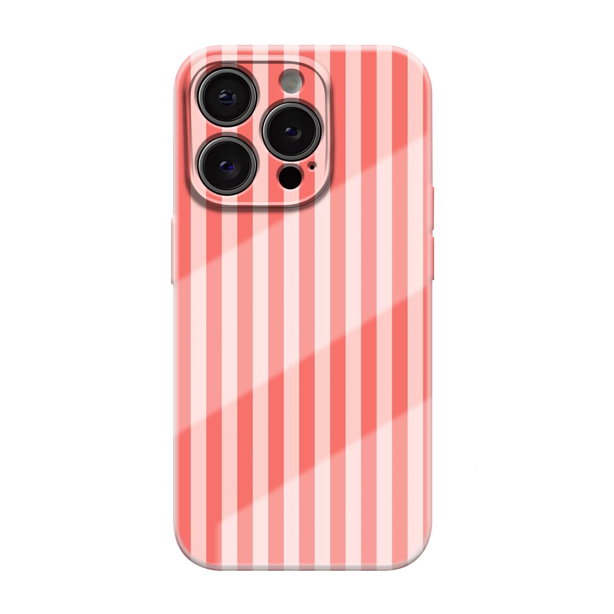 Candy Stripe Glossy Hard Case