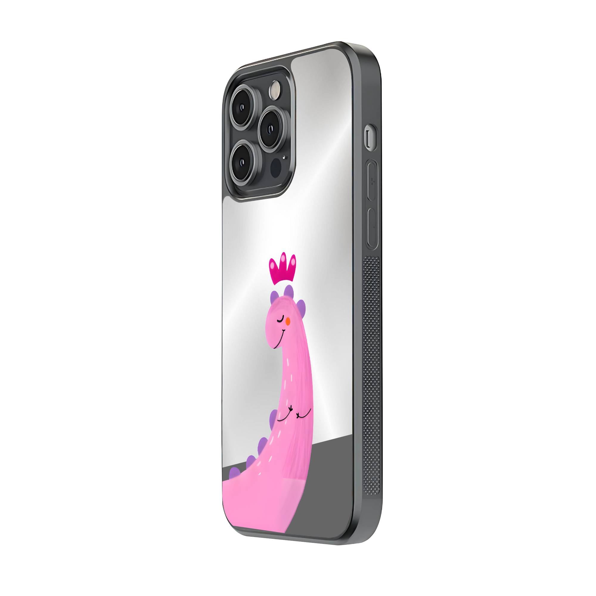 Dino Queen Mirror Case