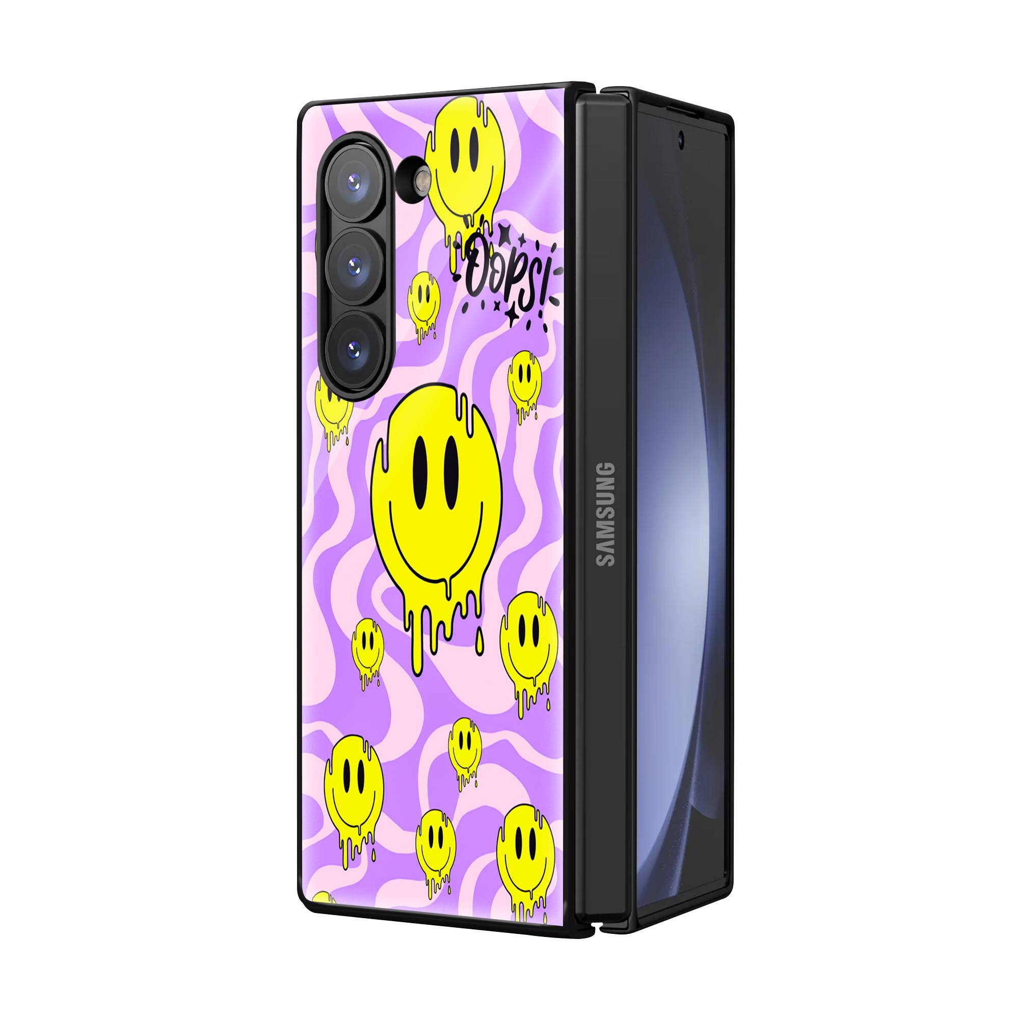 Melting Mood Samsung Z Fold Glass Case image 1