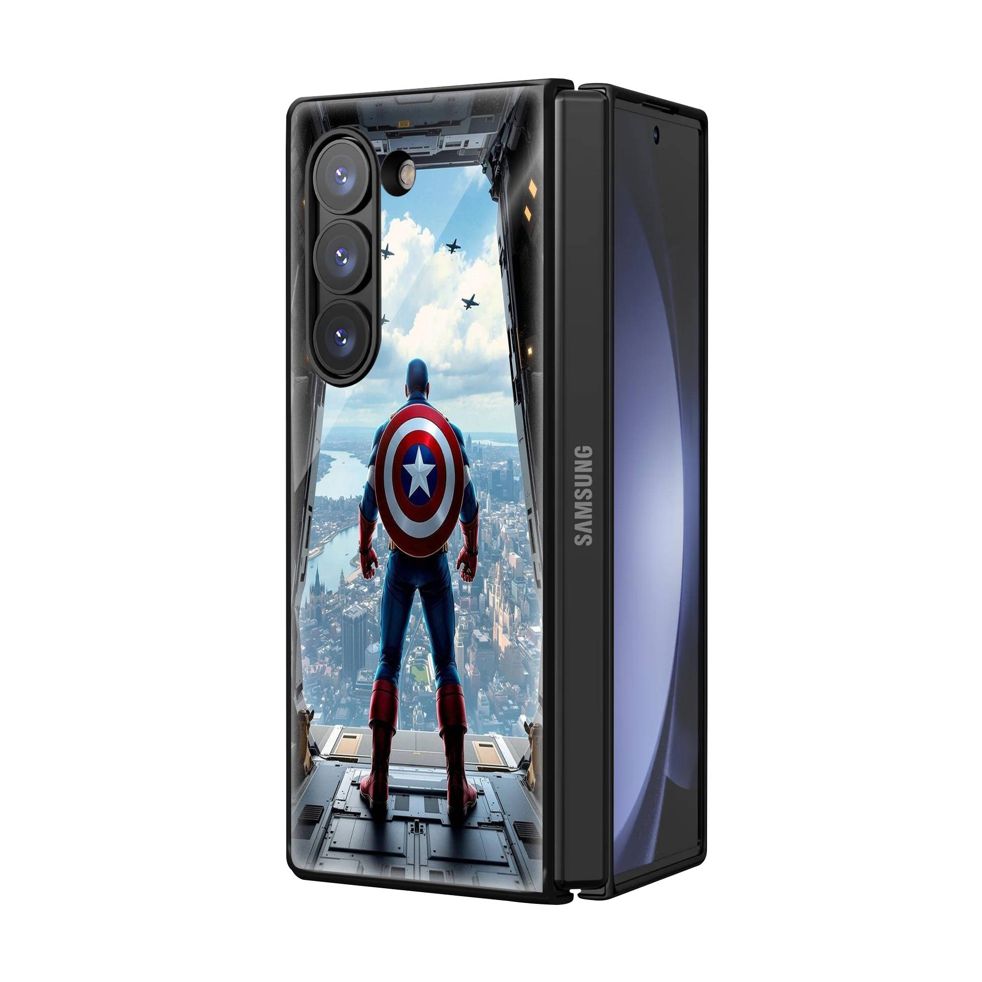 Shield City Samsung Z Fold Glass Case image 1