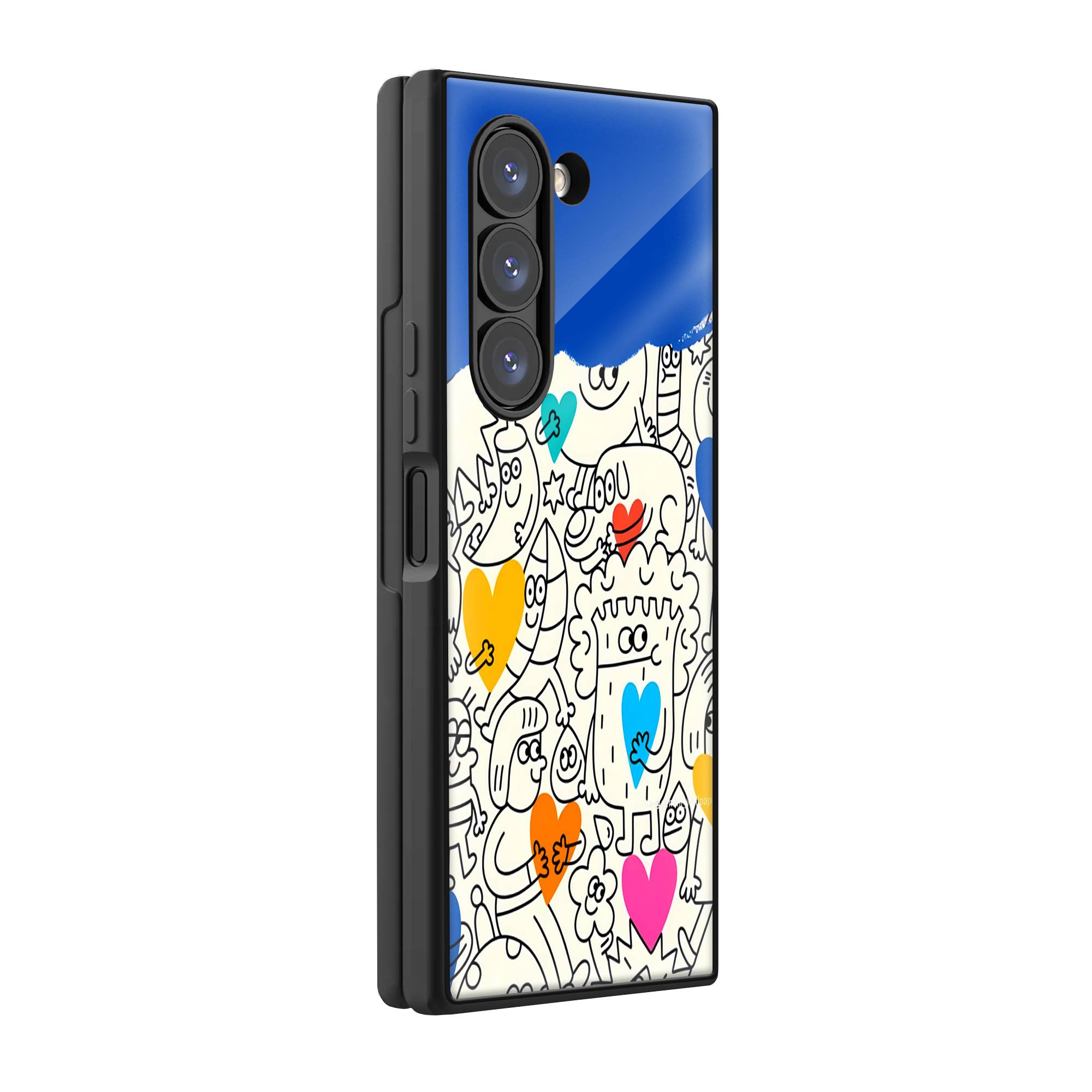 Creature Love Samsung Z Fold Glass Case image 0