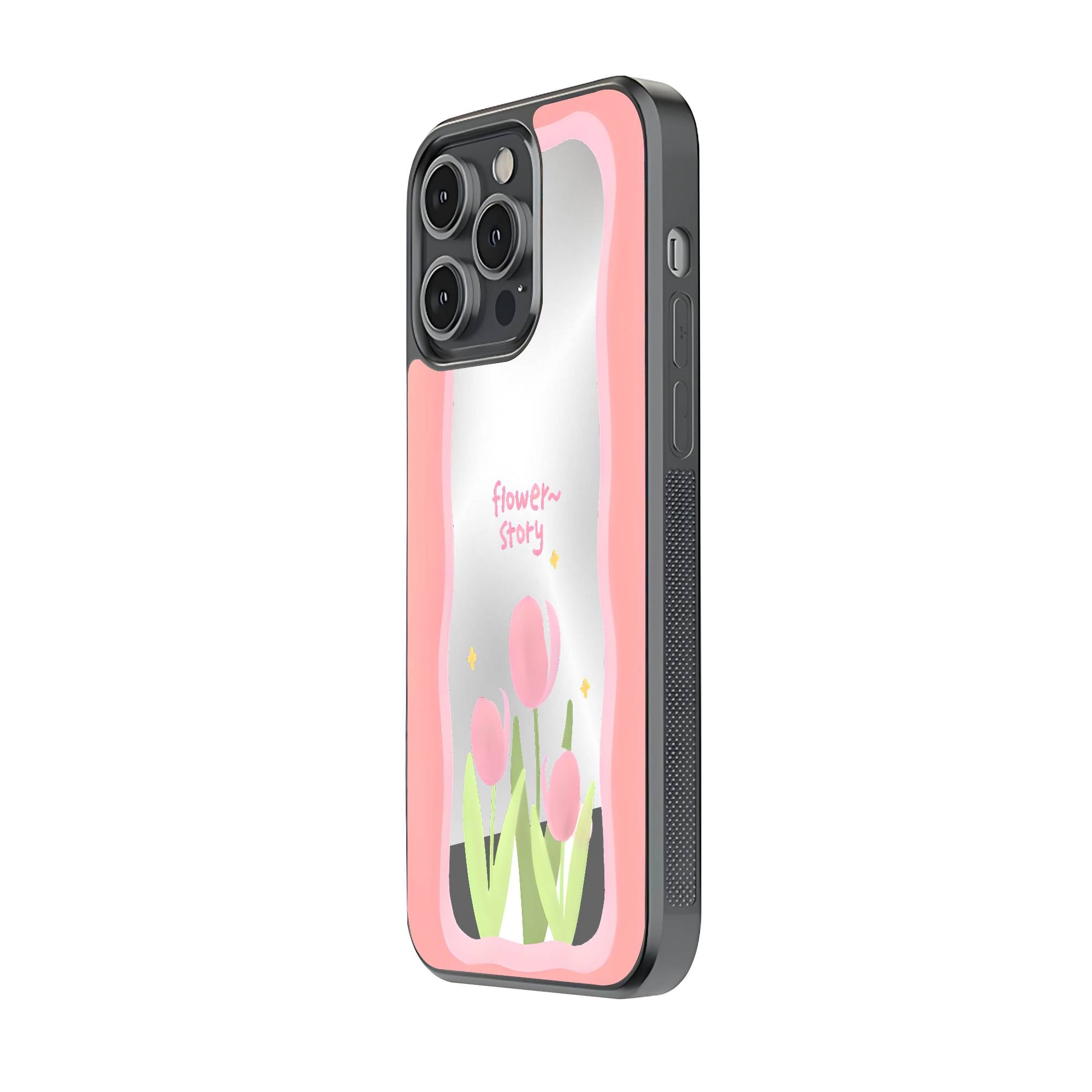 Floral Note Mirror Case