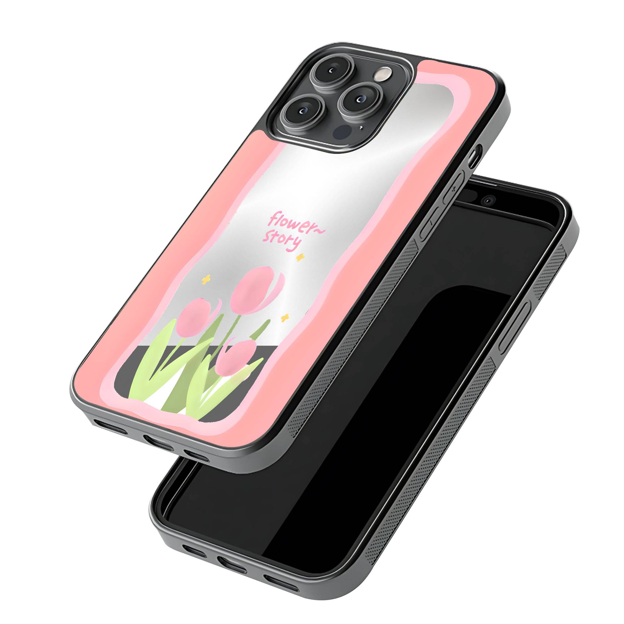 Floral Note Mirror Case